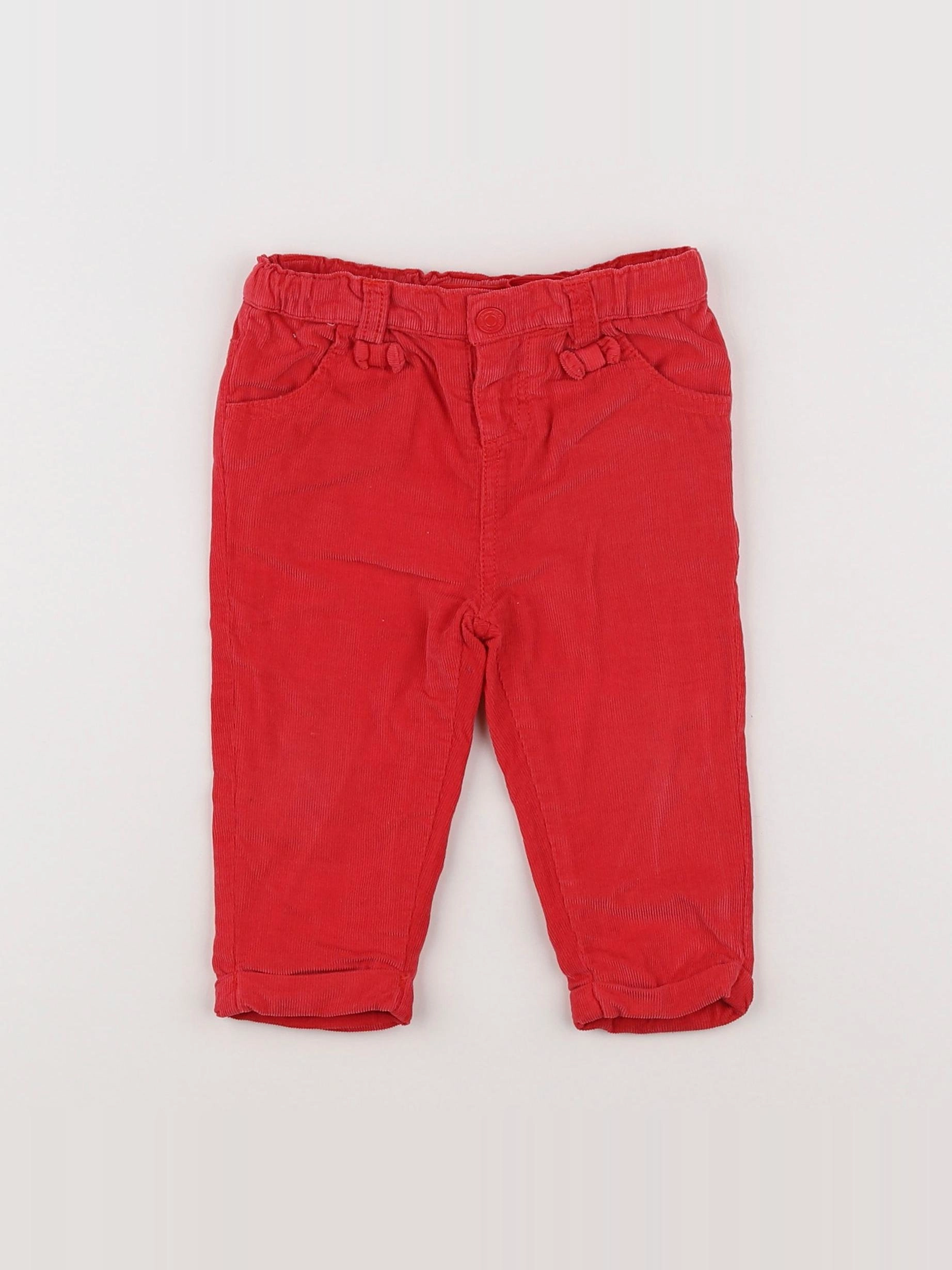 Cadet Rousselle - pantalon rose - 12 mois