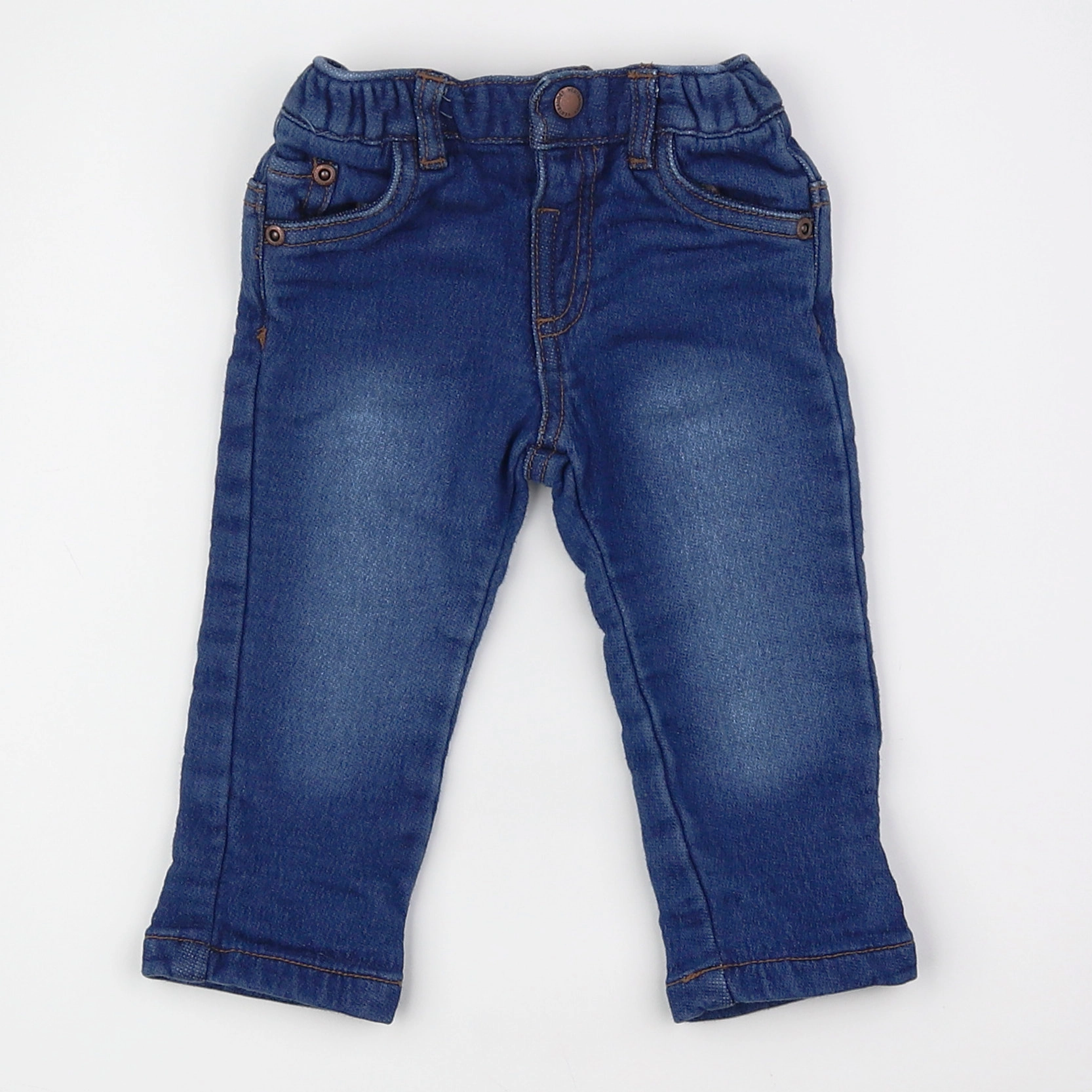 Vertbaudet - jean bleu - 6 mois