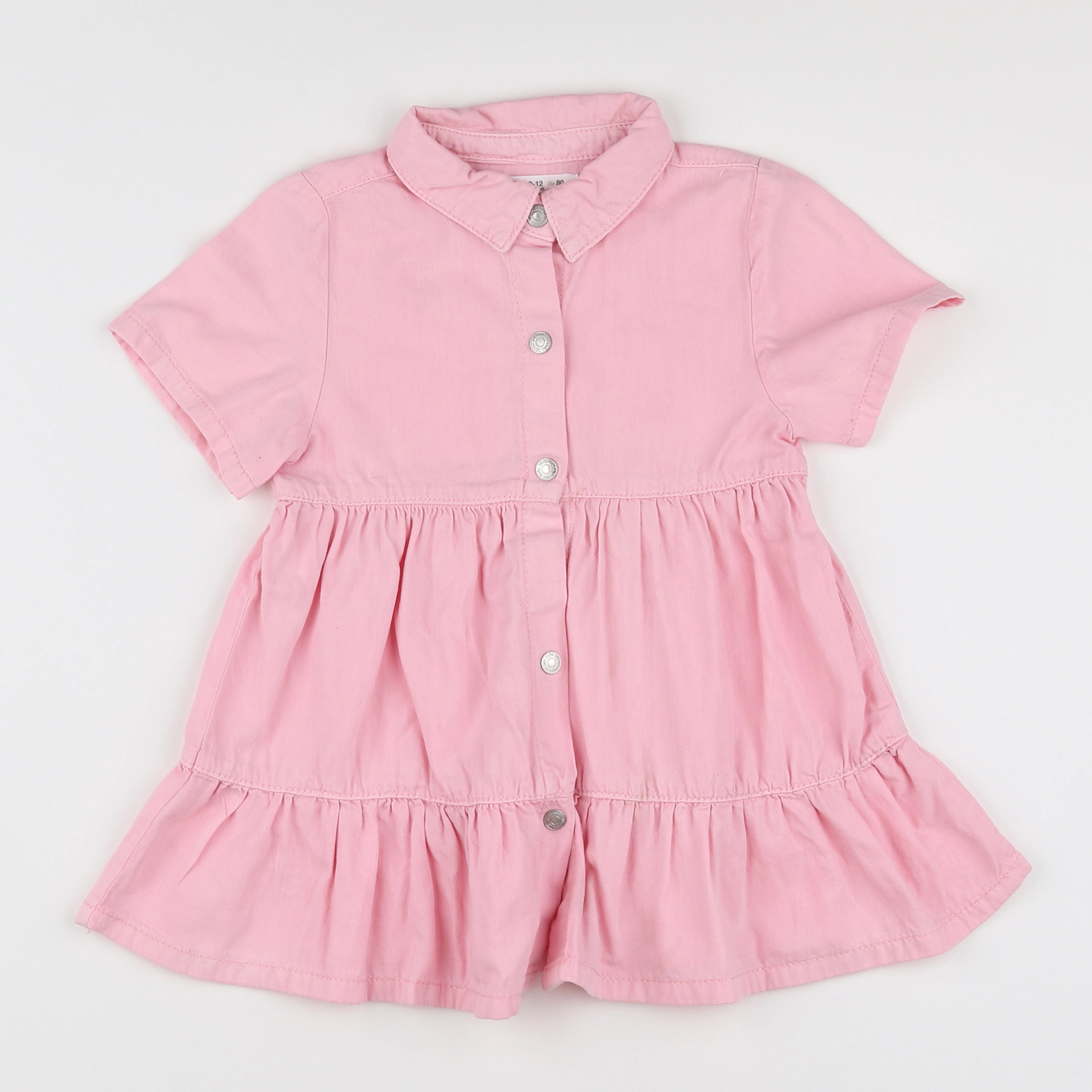 Zara - robe rose - 9/12 mois