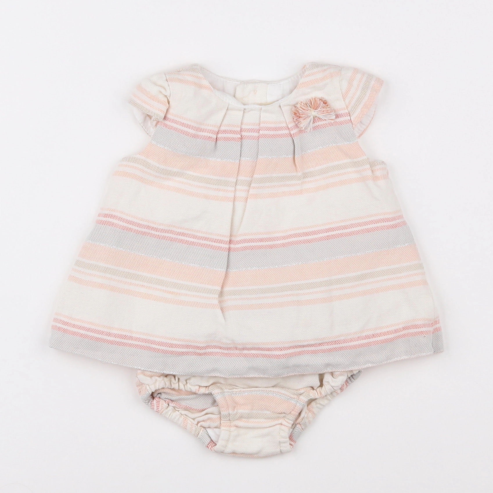 Zara - robe beige - 1/3 mois