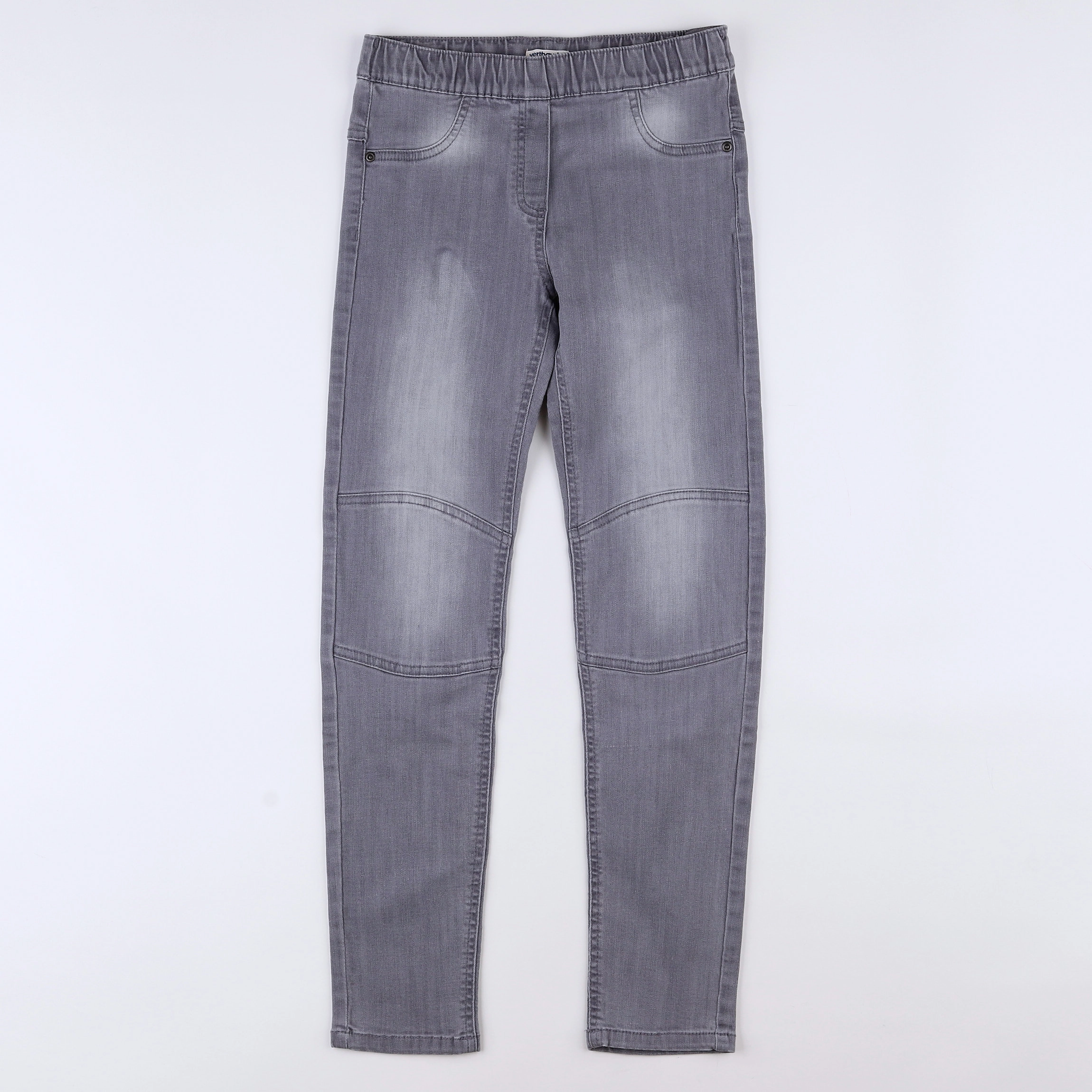 Vertbaudet - jegging gris - 10 ans