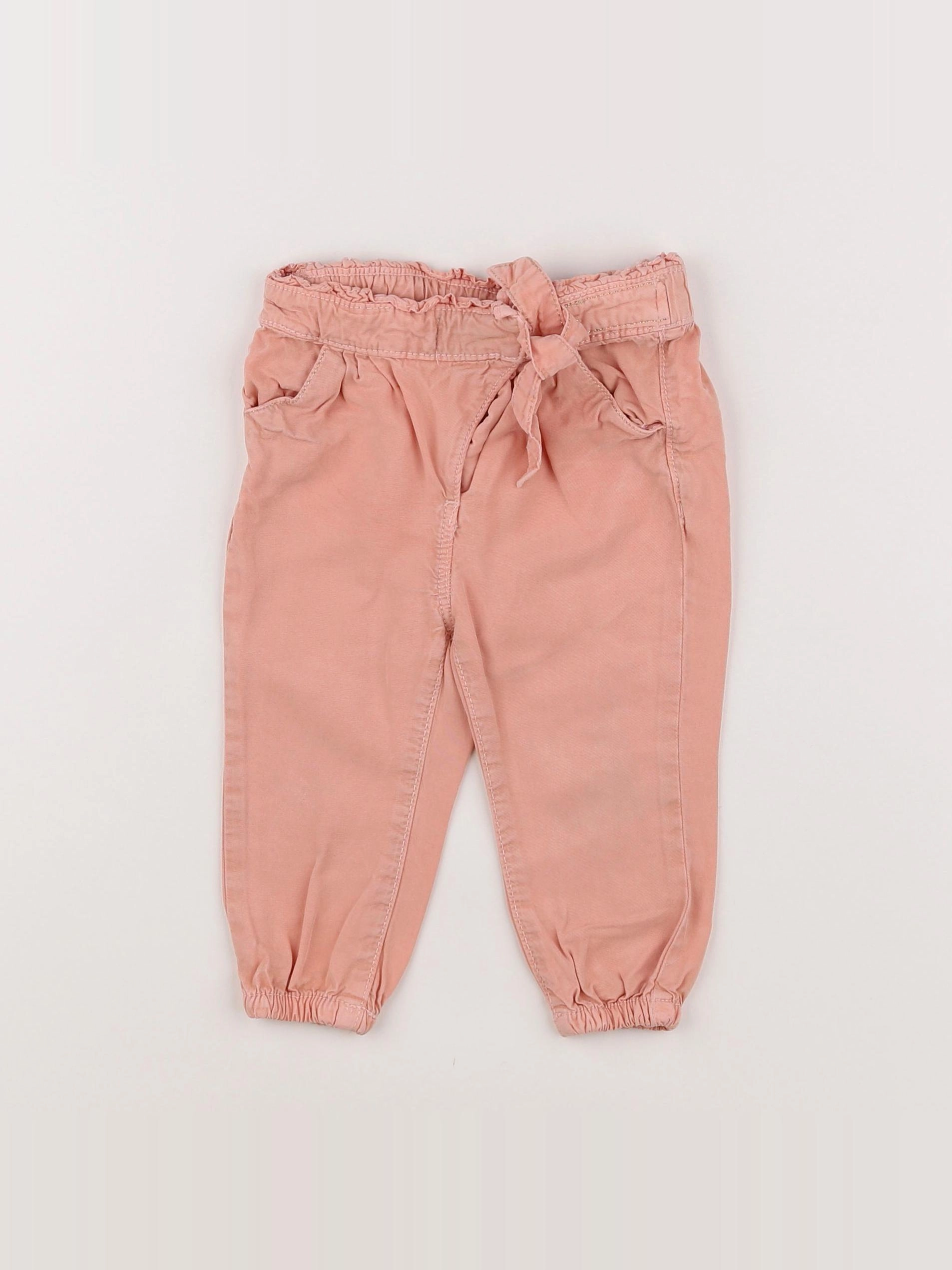 Tape à l'oeil - pantalon rose - 12 mois