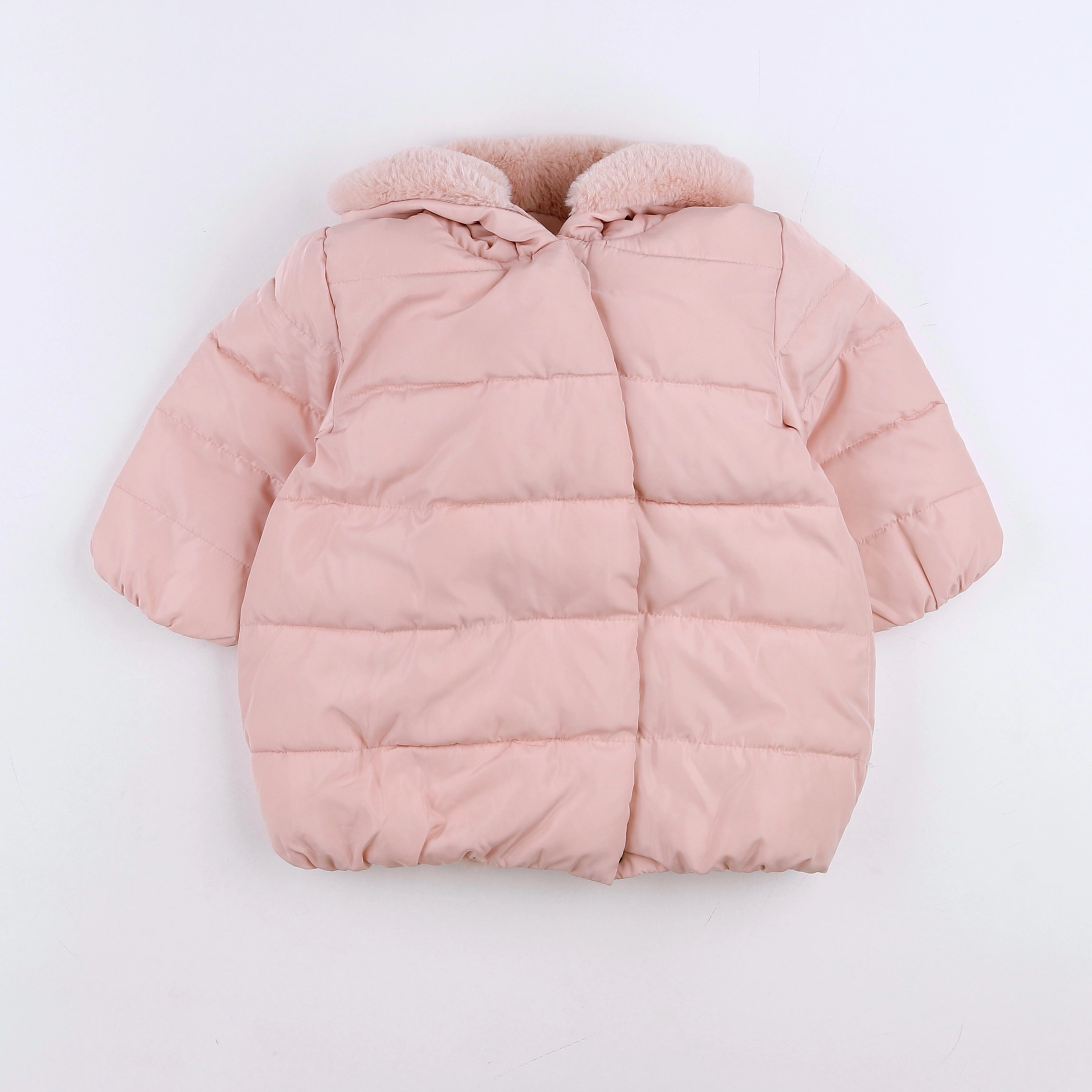 Vertbaudet - doudoune rose - 12 mois