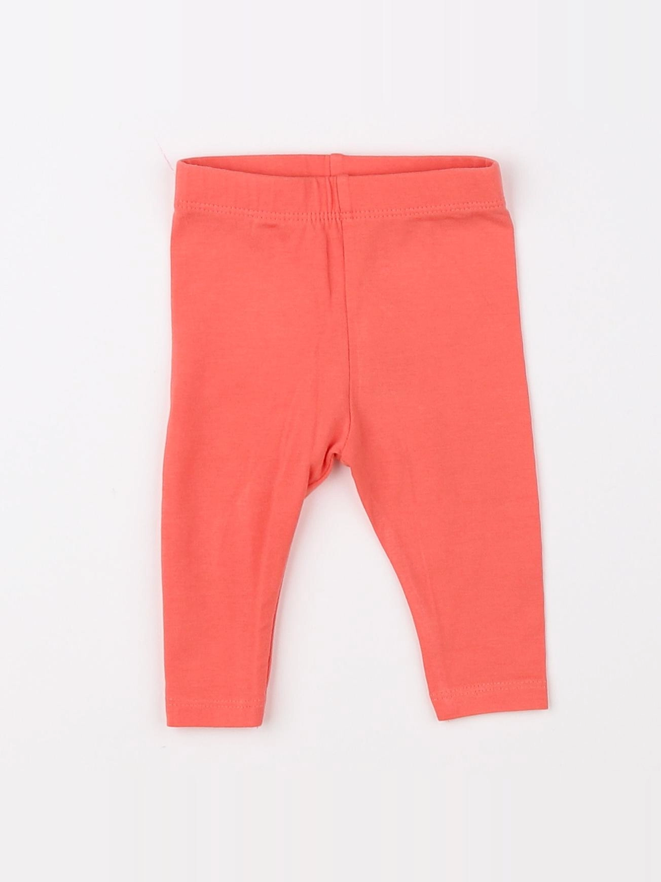 Vertbaudet - legging orange - 1 mois