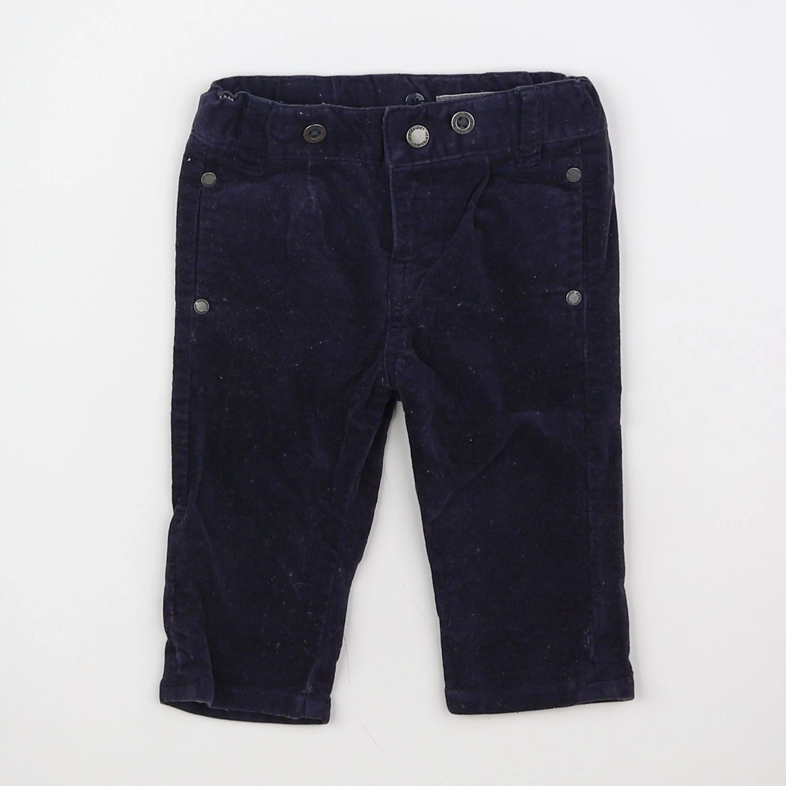 Vertbaudet - pantalon bleu - 3 mois