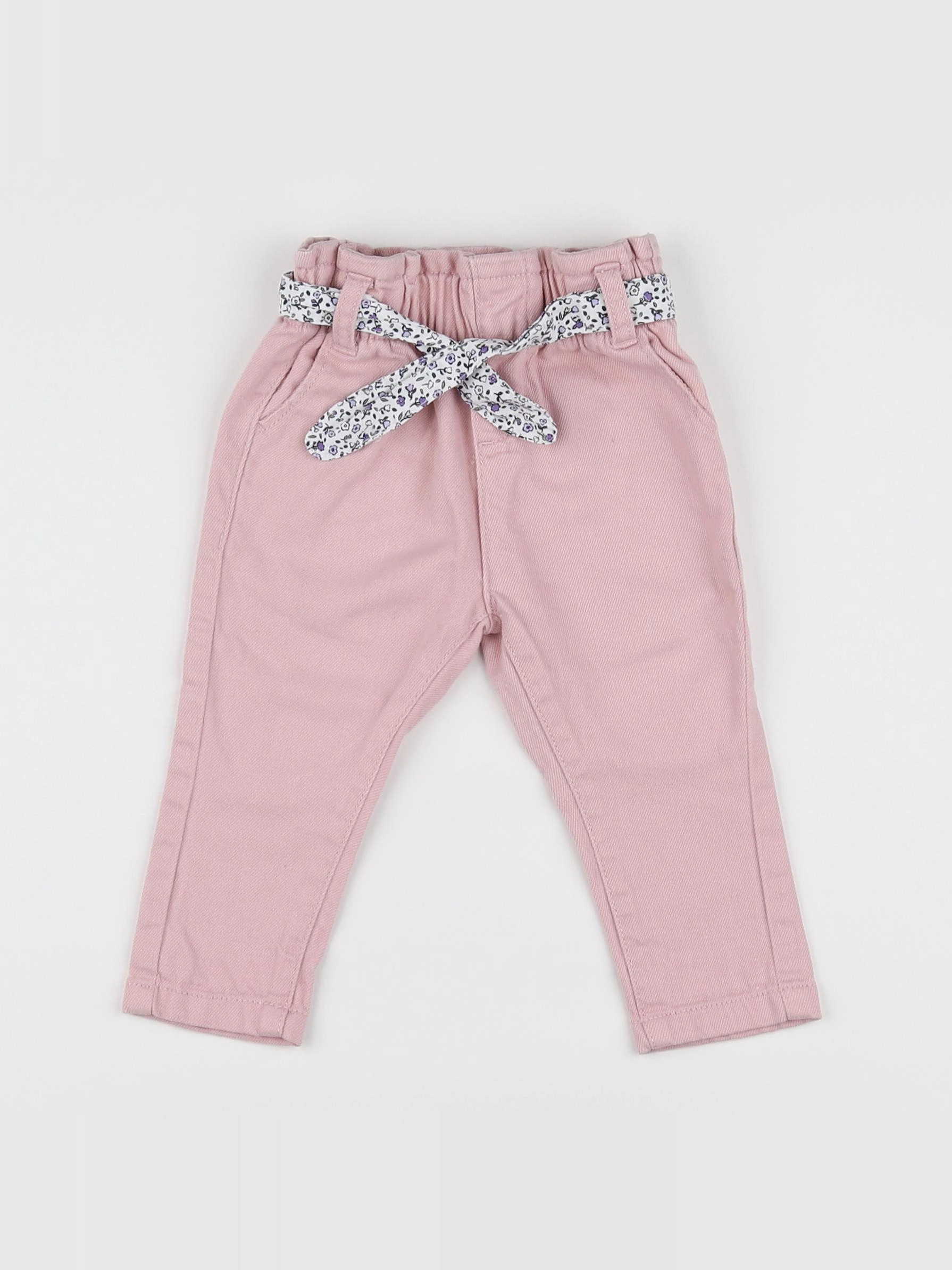 Vertbaudet - pantalon rose - 6 mois