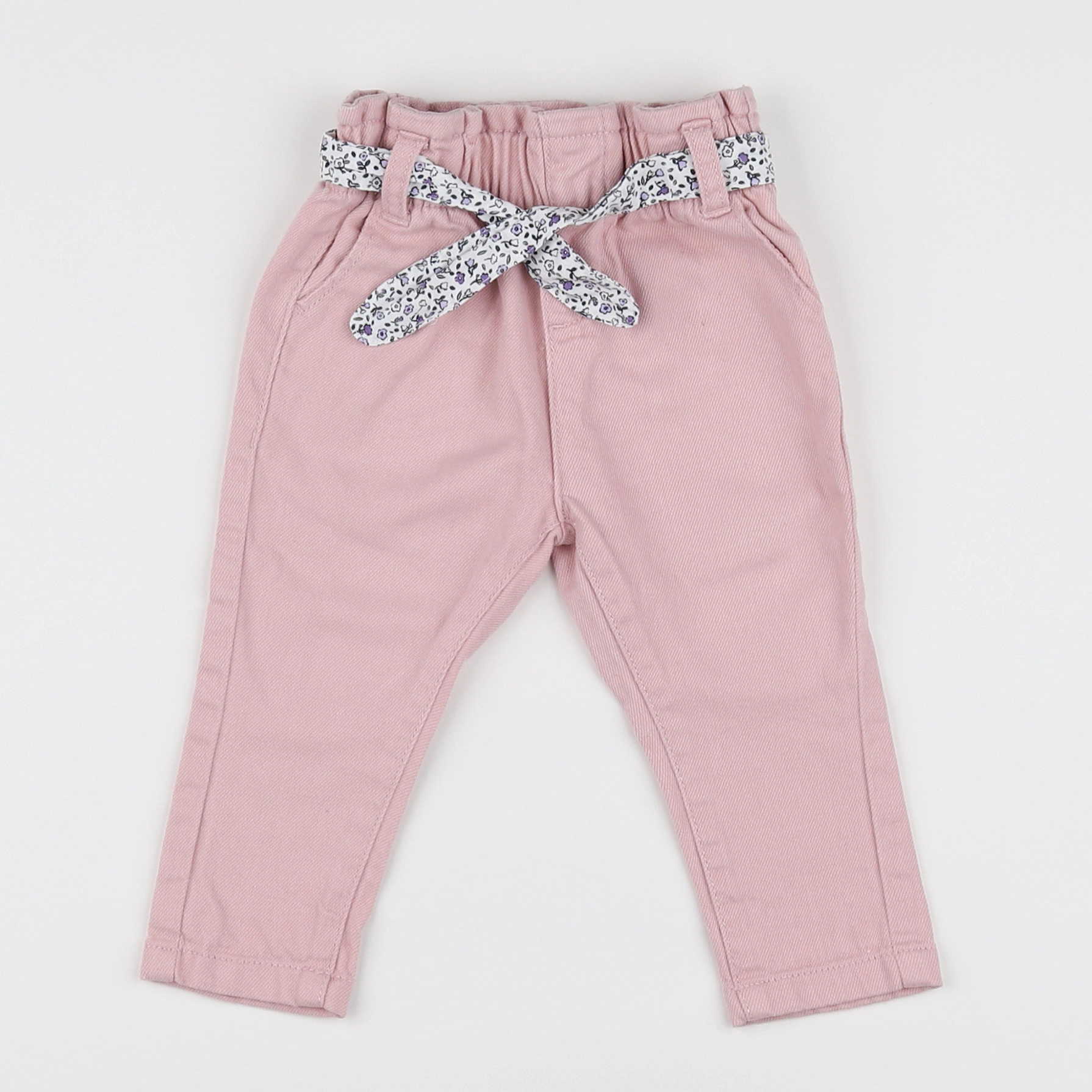 Vertbaudet - pantalon rose - 6 mois