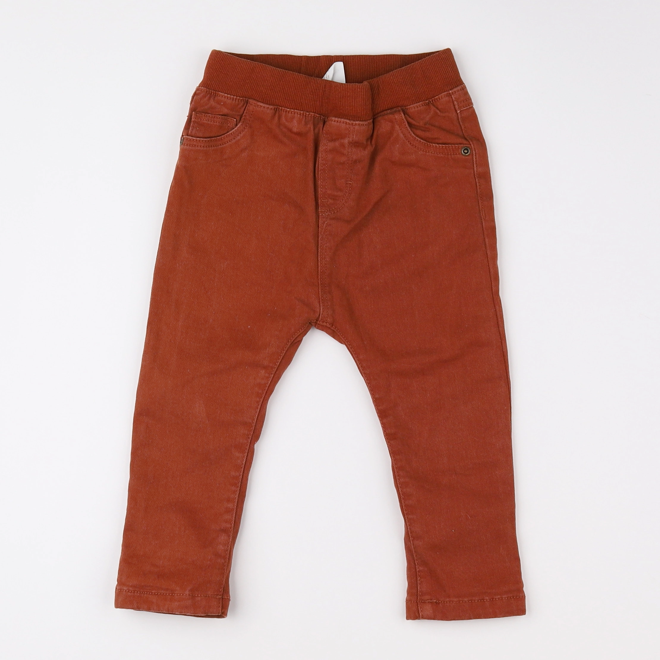 H&M - pantalon marron - 12/9 mois
