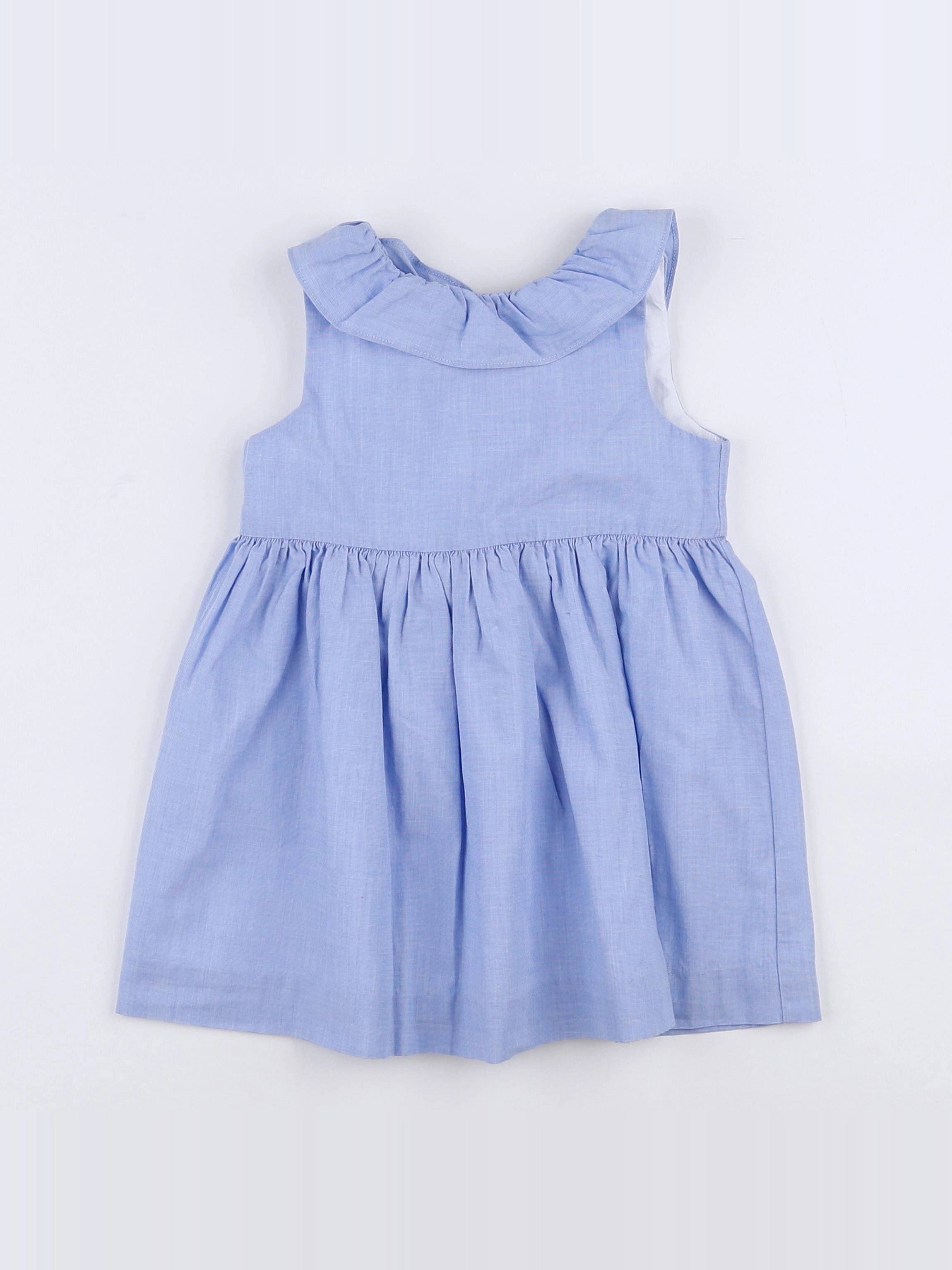Jacadi - robe bleu - 12 mois