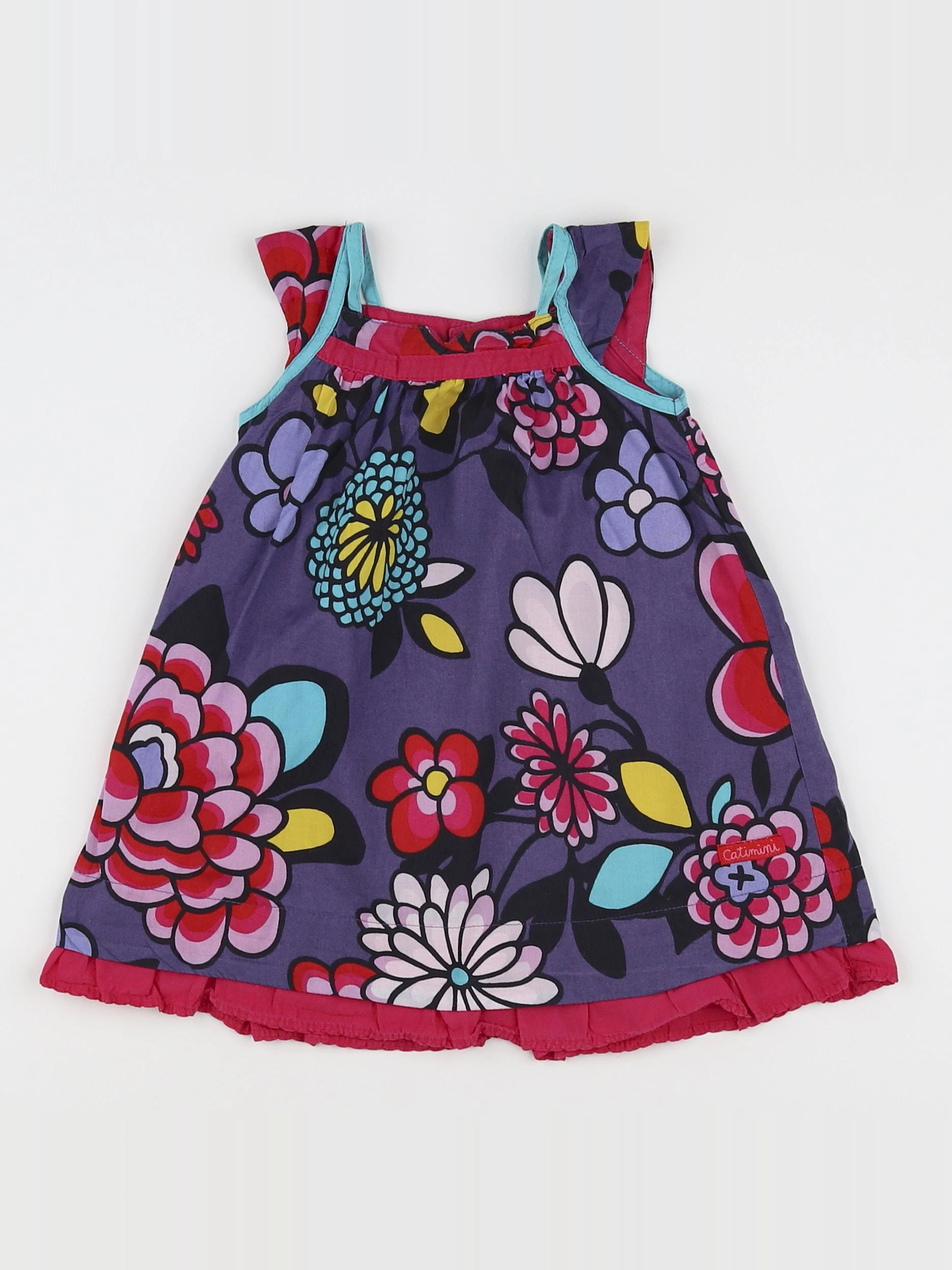 Catimini - robe multicolore - 12 mois