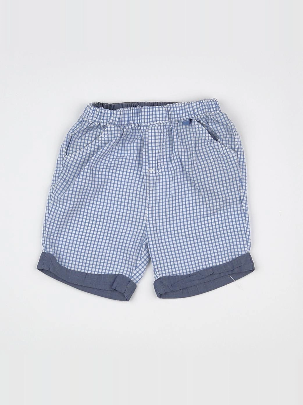 Cadet Rousselle - short blanc, bleu - 12 mois