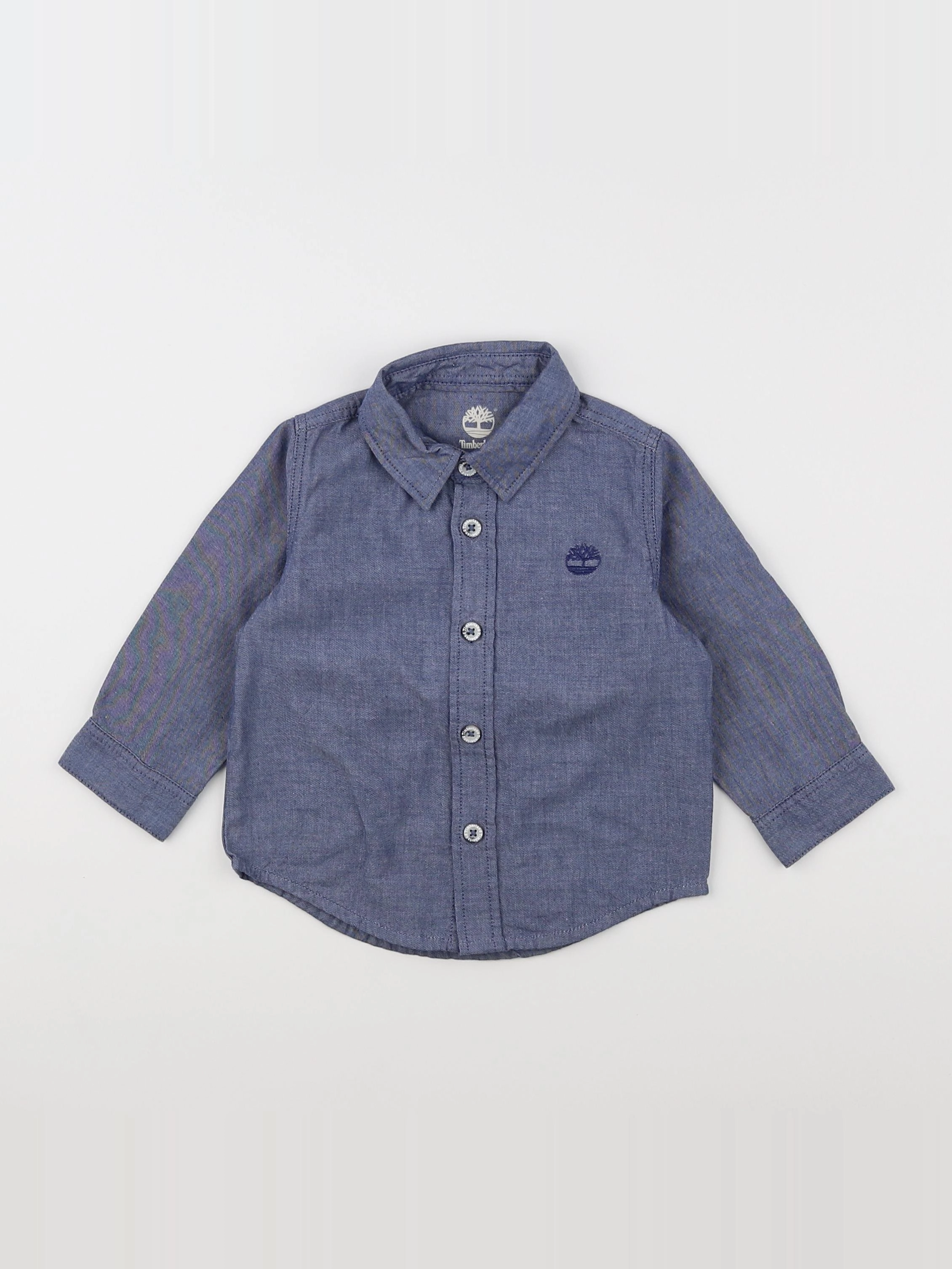 Timberland - chemise bleu - 12 mois