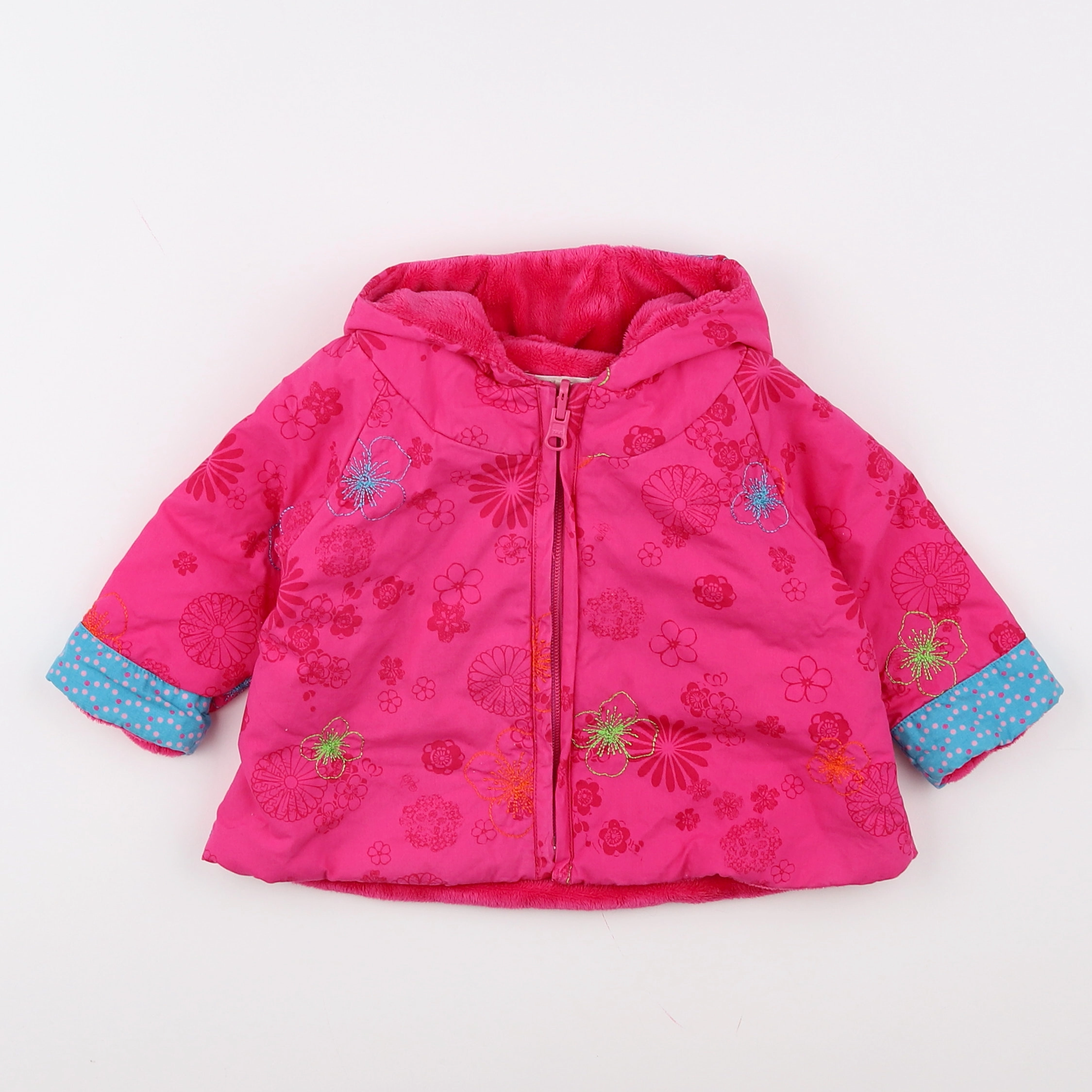 Kenzo - parka rose - 3 mois