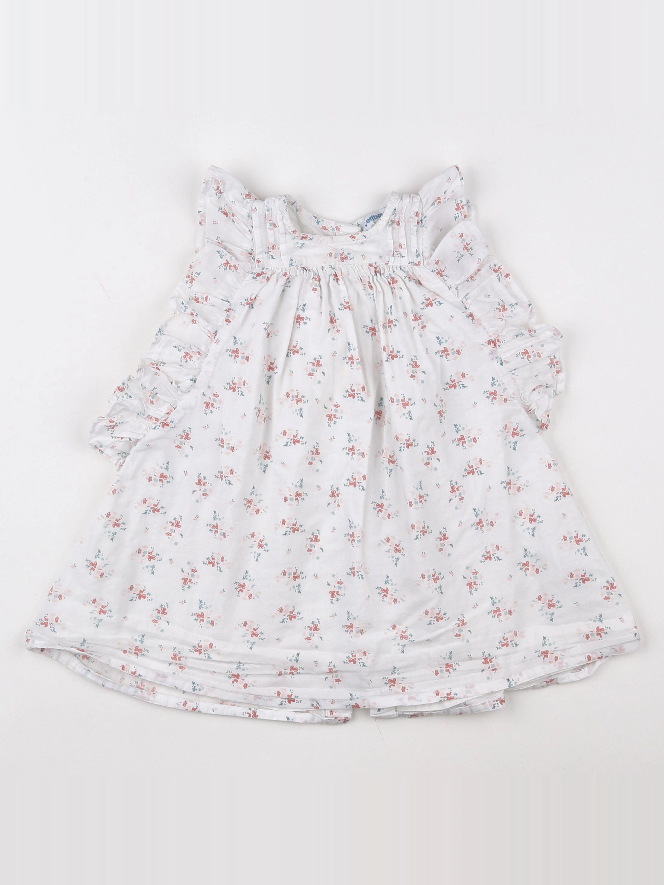 Vertbaudet - robe blanc - 18 mois