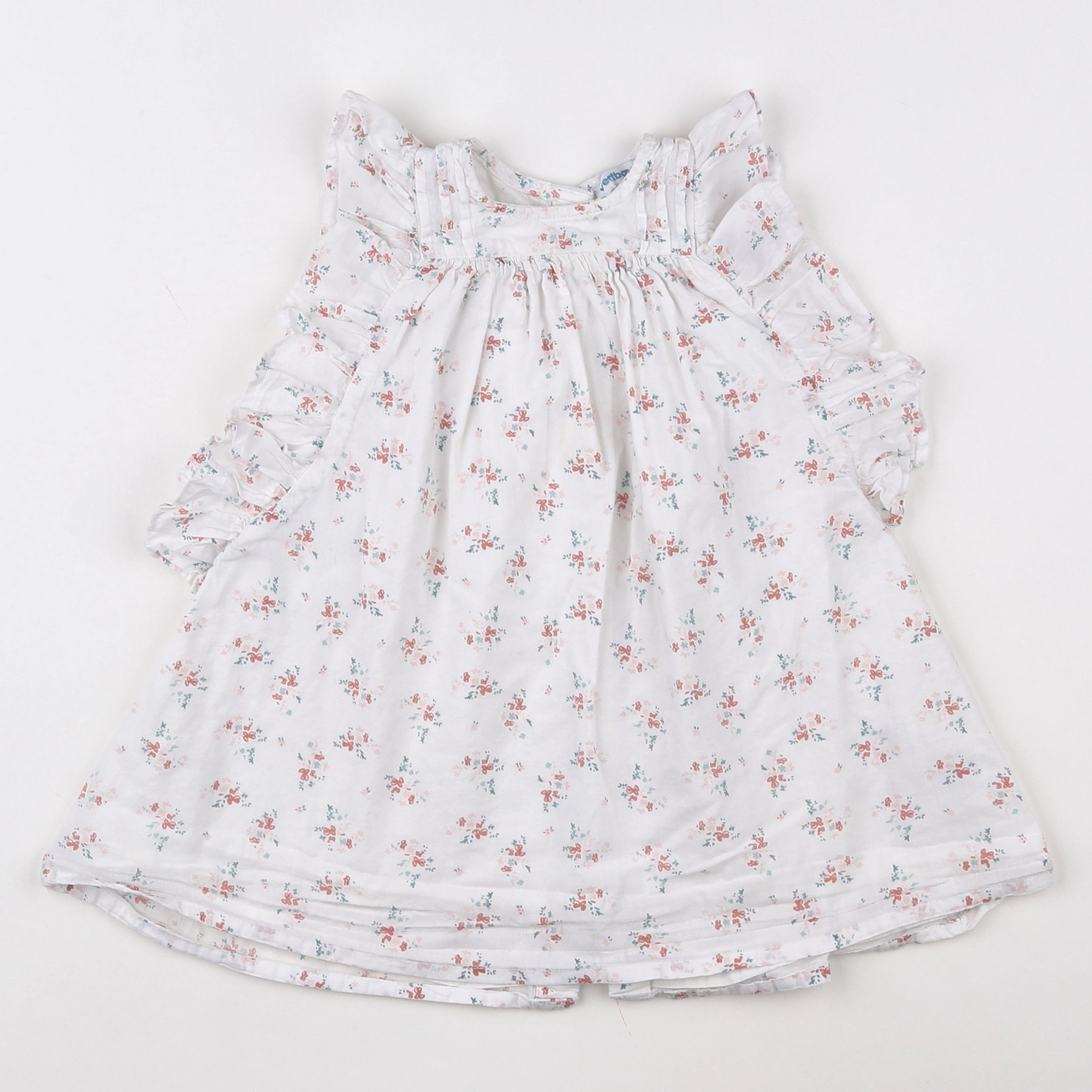 Vertbaudet - robe blanc - 18 mois
