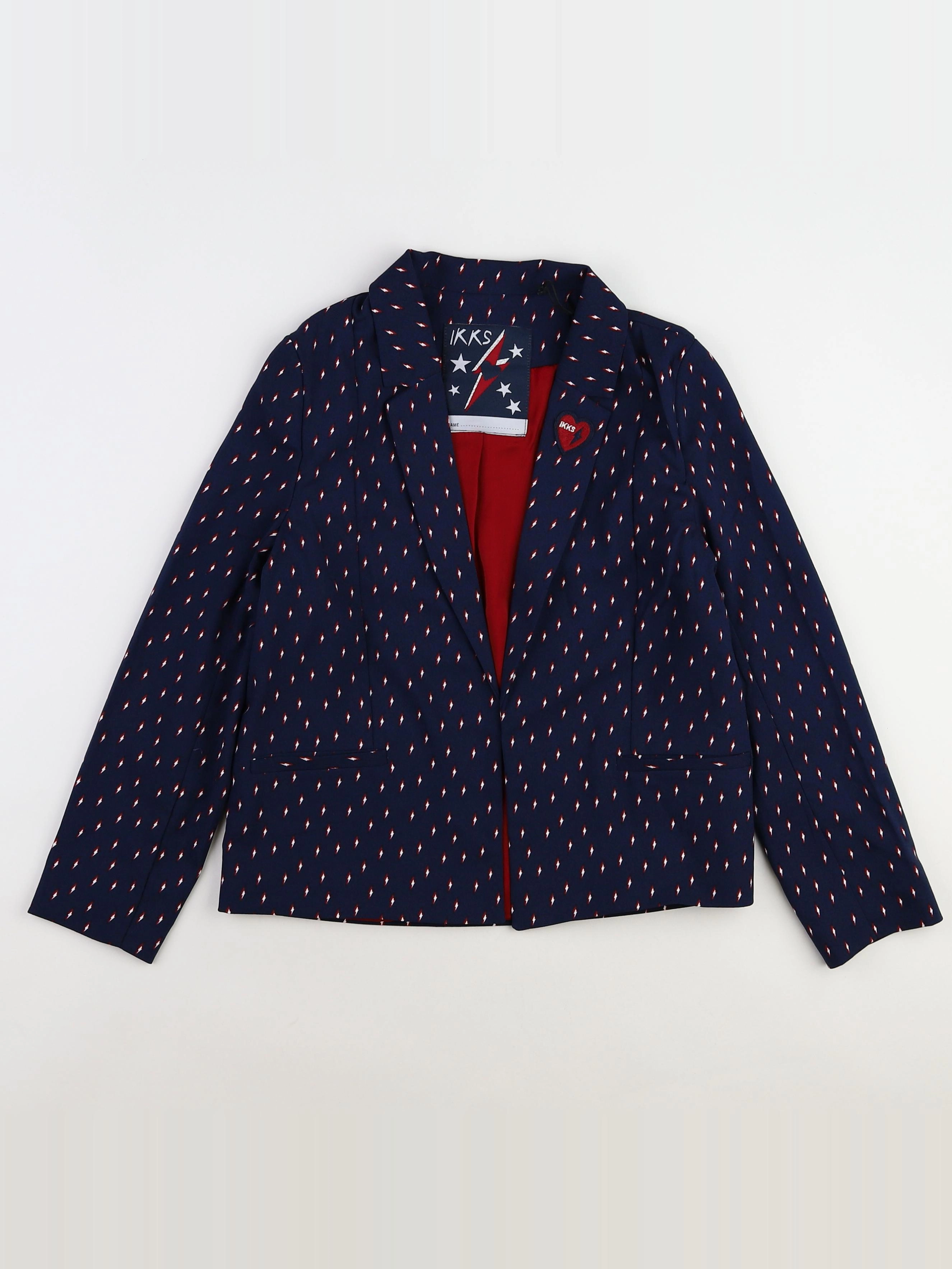 IKKS - veste bleu (neuf) - 10 ans