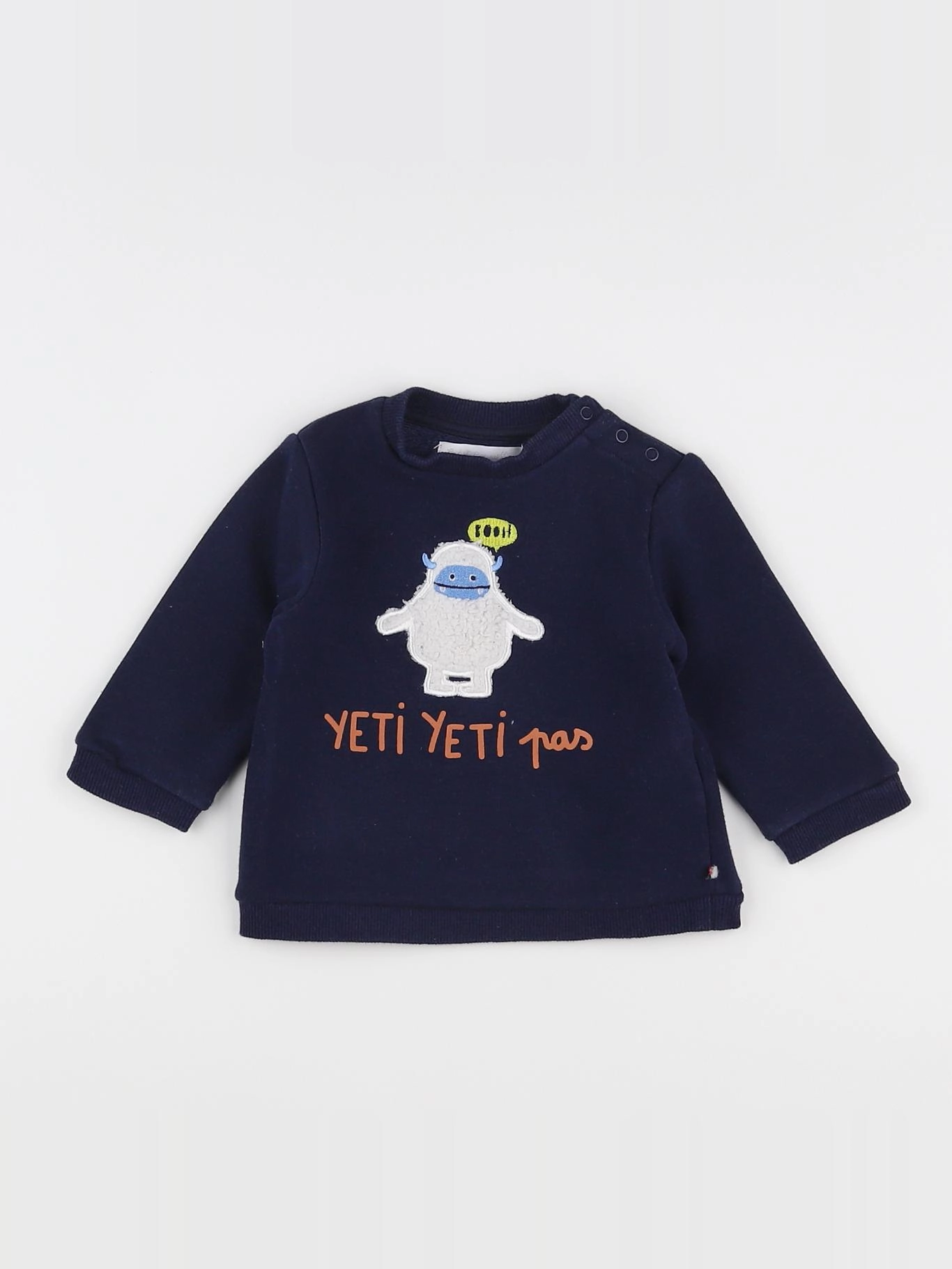 Cadet Rousselle - sweat bleu - 6 mois