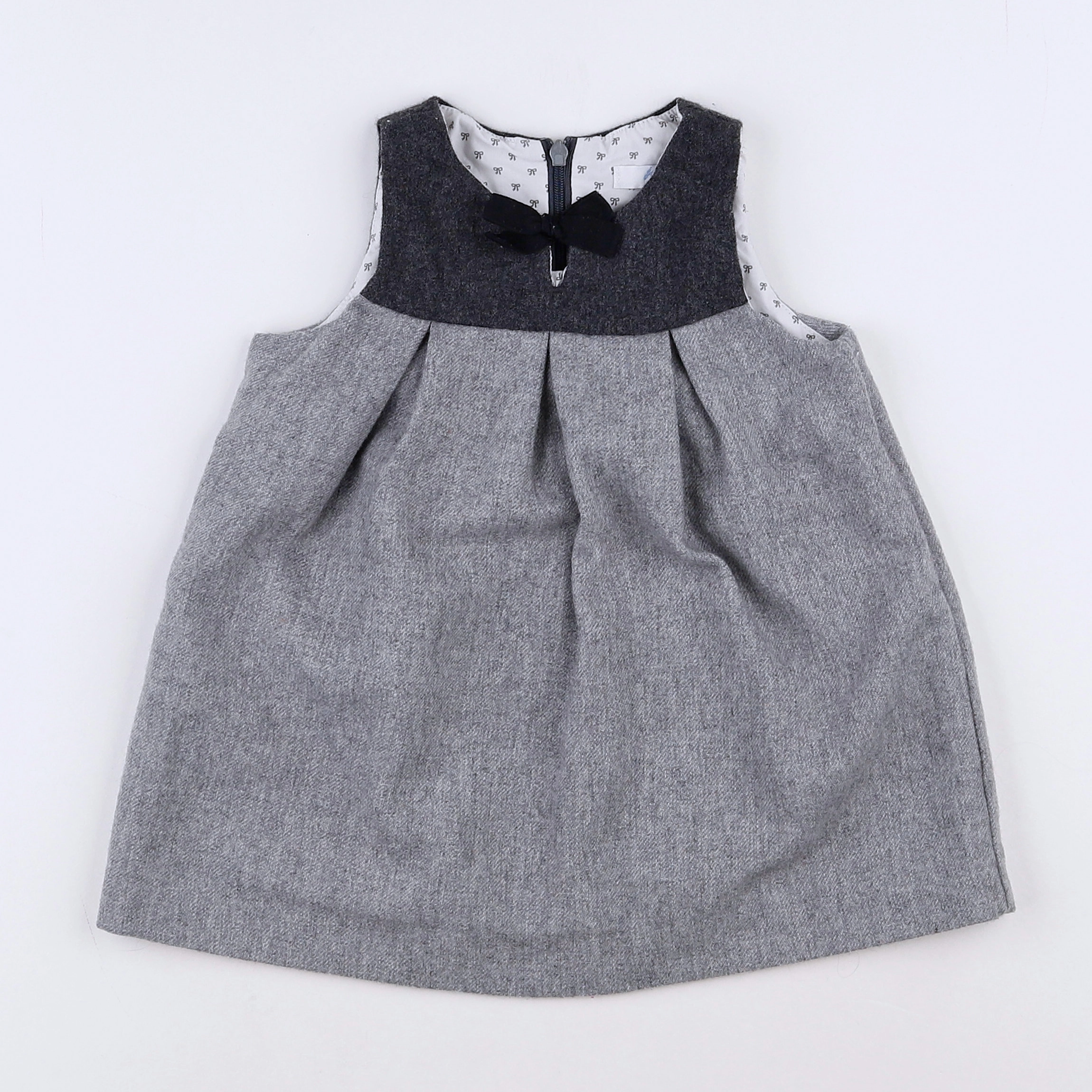Jacadi - robe gris - 12 mois