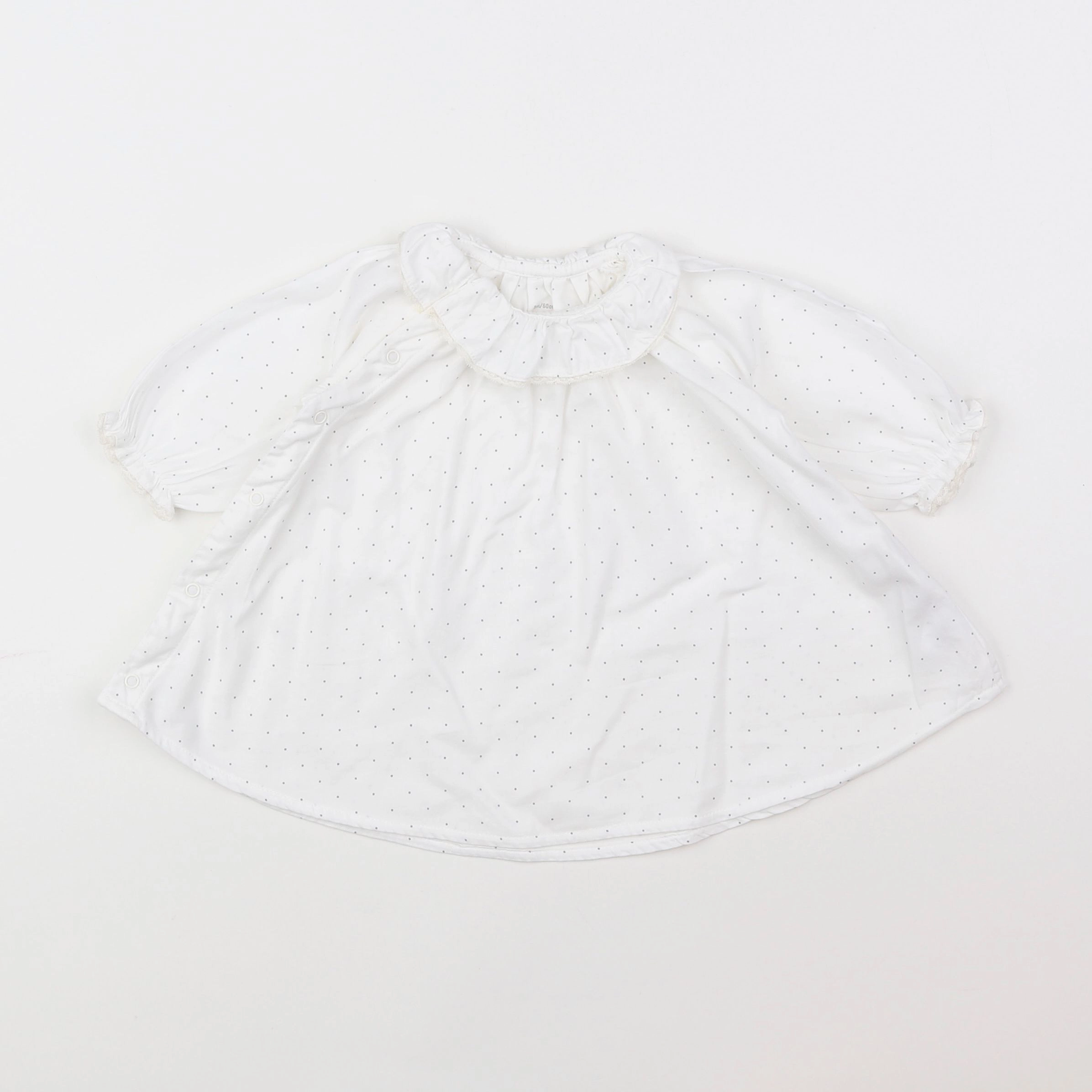 Petit Bateau - robe blanc - 3 mois