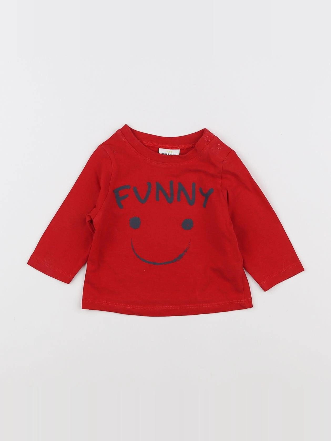 Tape à l'oeil - tee-shirt rouge - 3 mois