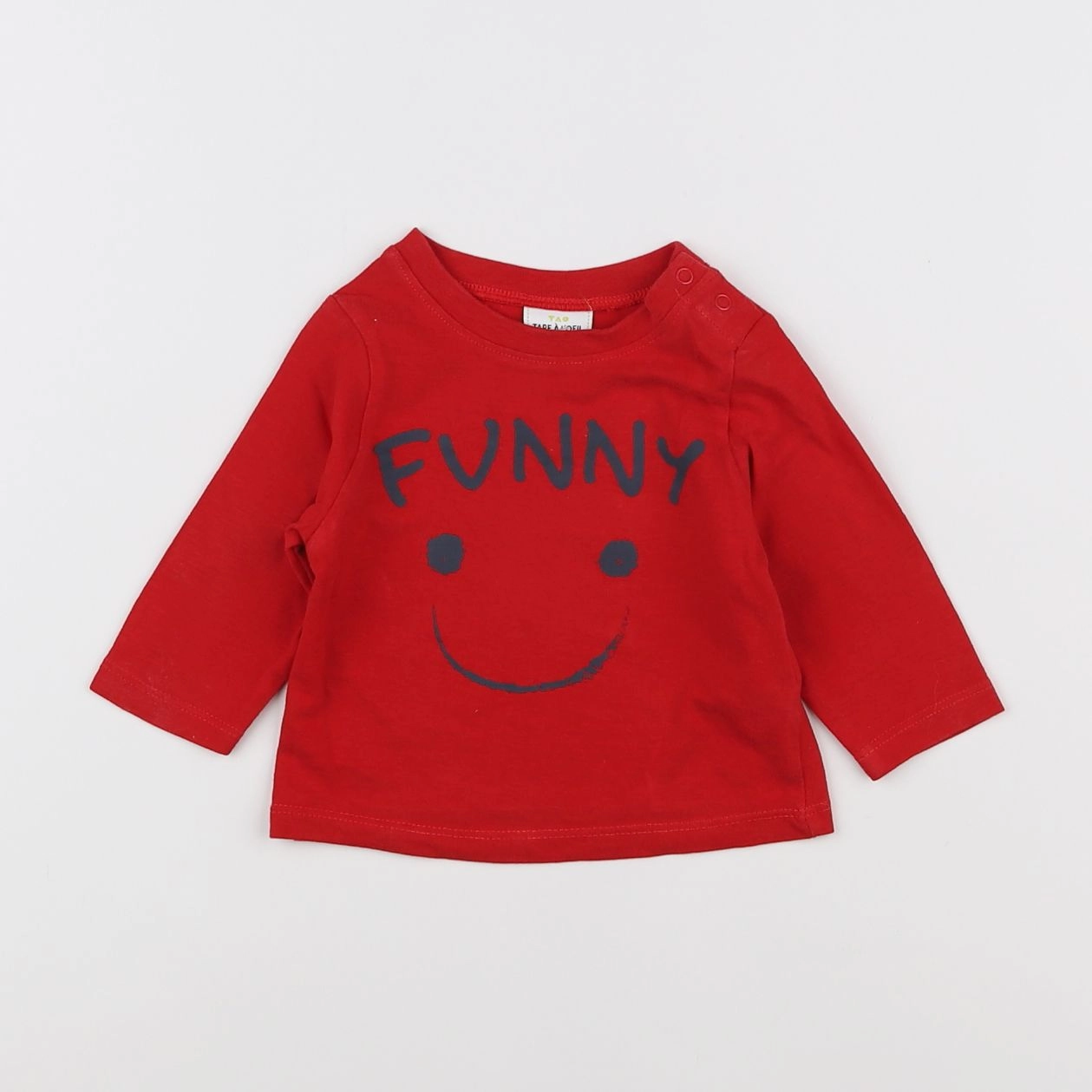 Tape à l'oeil - tee-shirt rouge - 3 mois