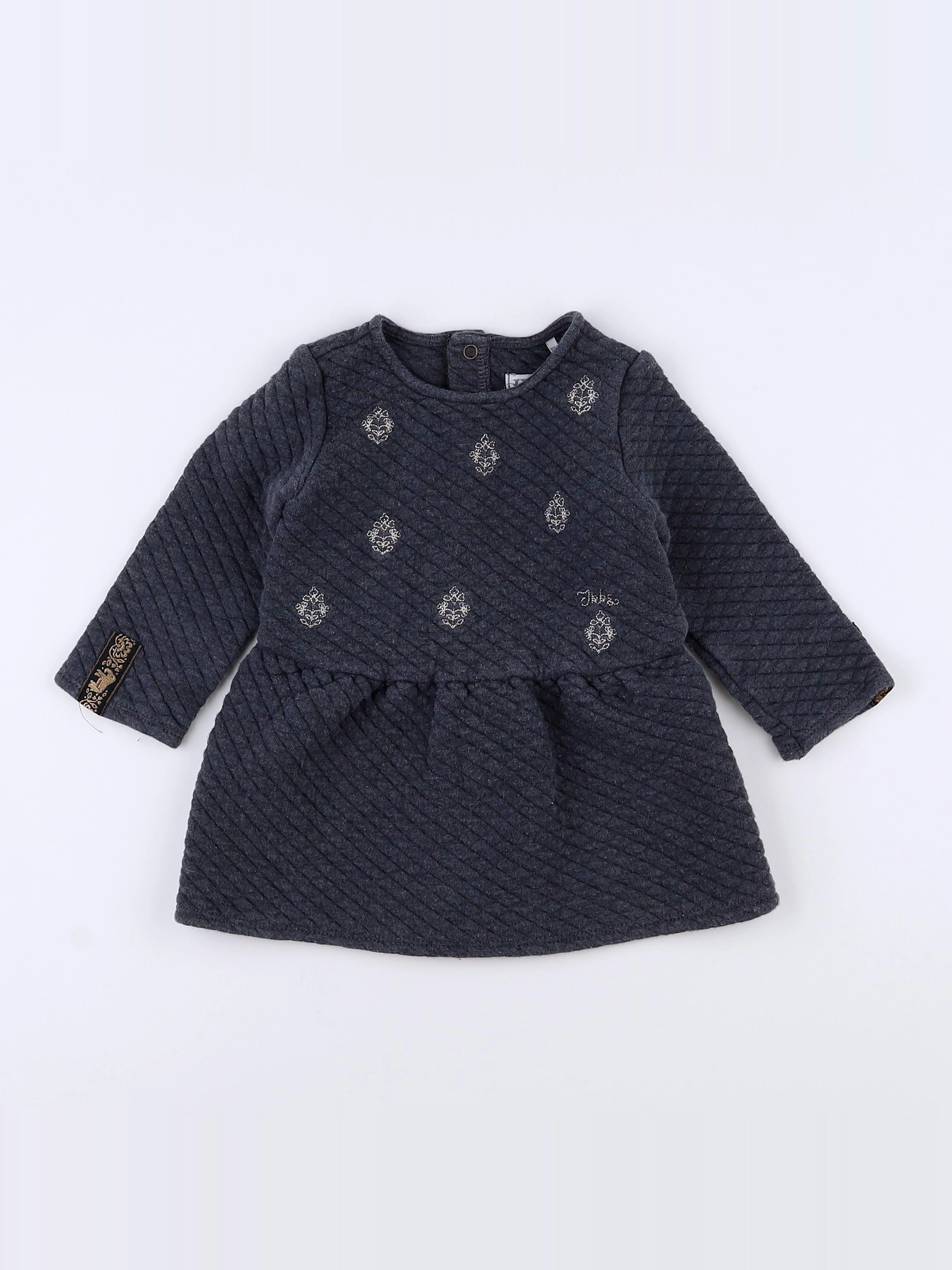 IKKS - robe gris - 18 mois