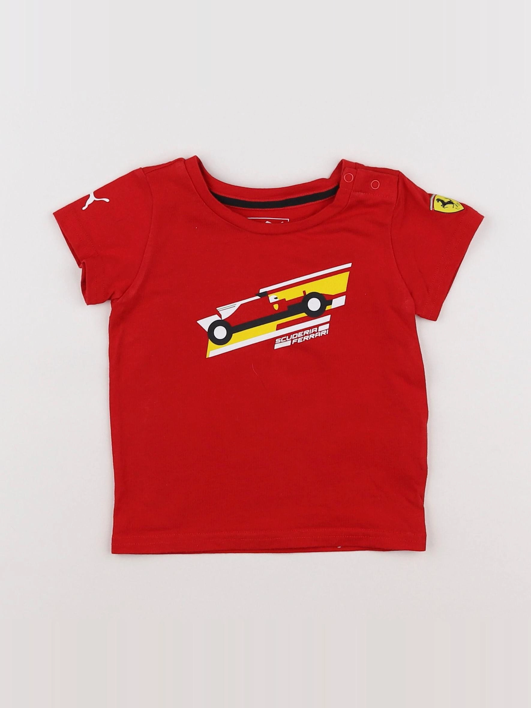 Puma - tee-shirt rouge - 6/9 mois