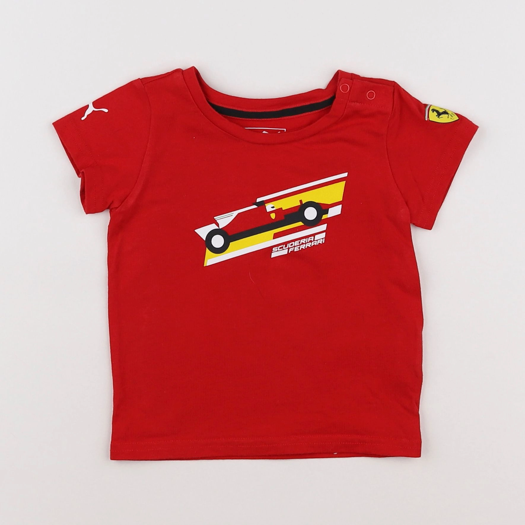 Puma - tee-shirt rouge - 6/9 mois