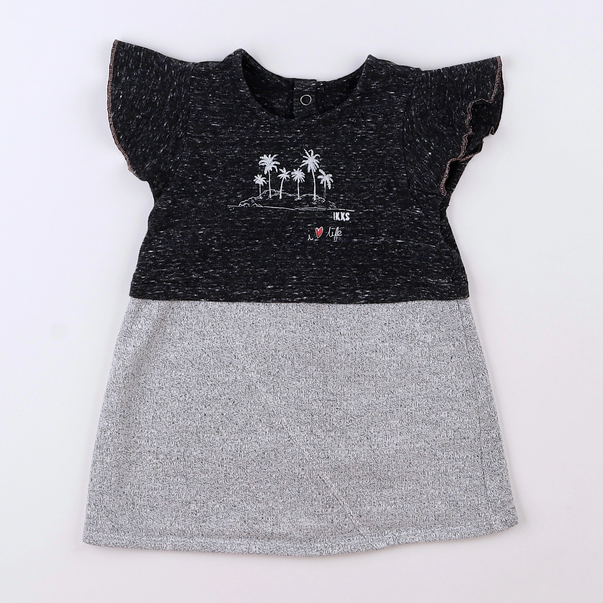 IKKS - robe gris - 12 mois