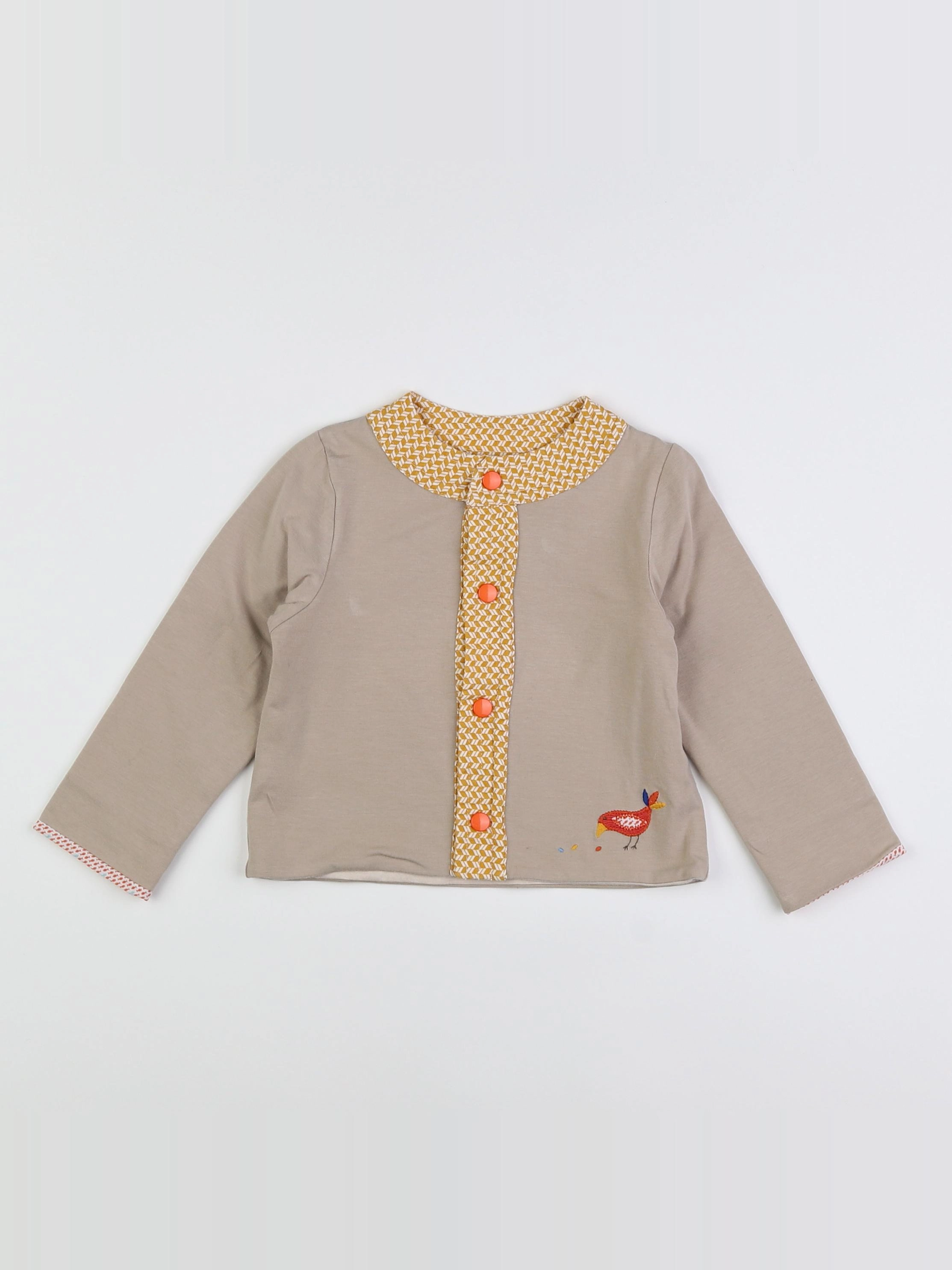 Moulin Roty - sweat beige - 12 mois