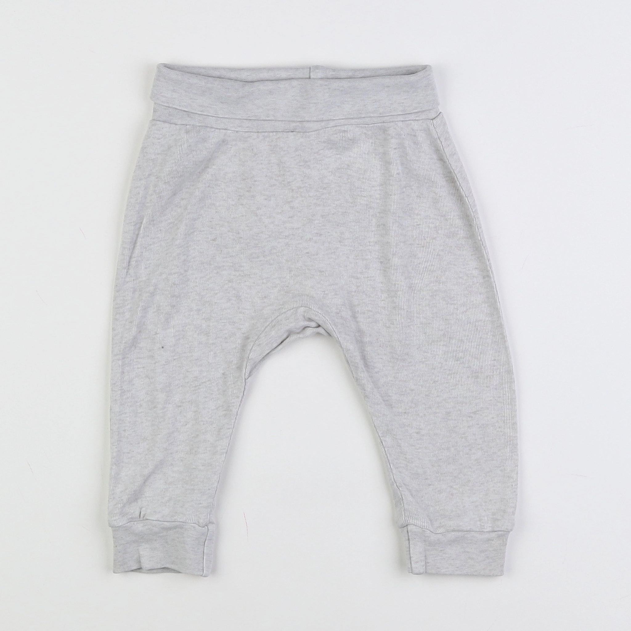 H&M - sarouel gris - 3/6 mois
