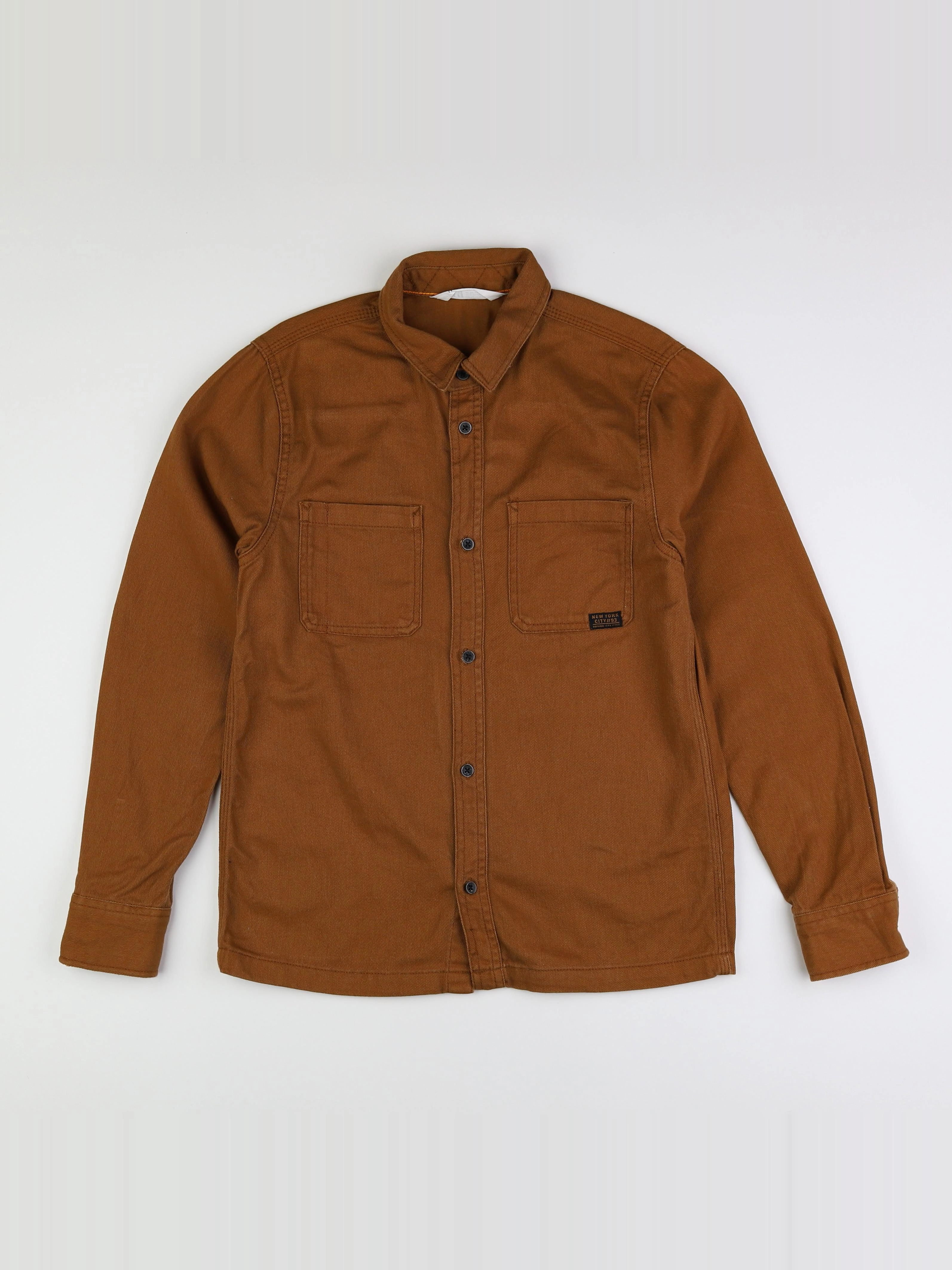 H&M - chemise marron - 12/13 ans