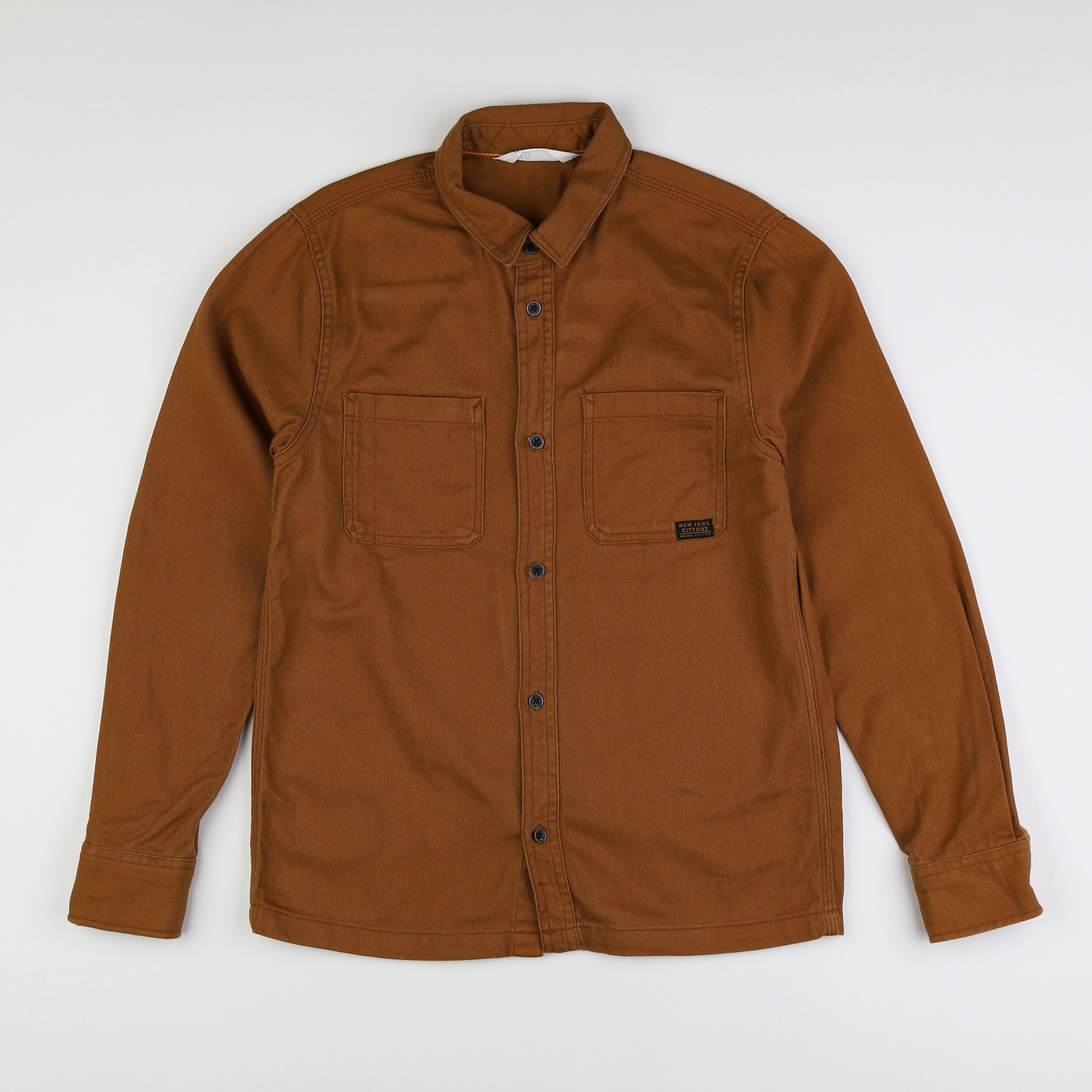 H&M - chemise marron - 12/13 ans