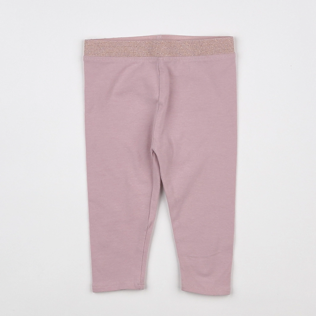 Vertbaudet - legging rose - 6 mois