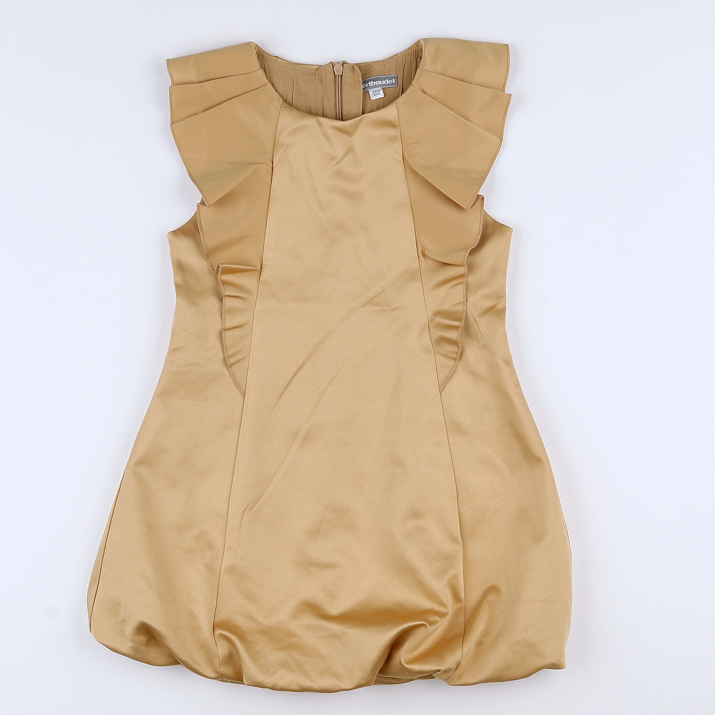 Vertbaudet - robe or - 8 ans