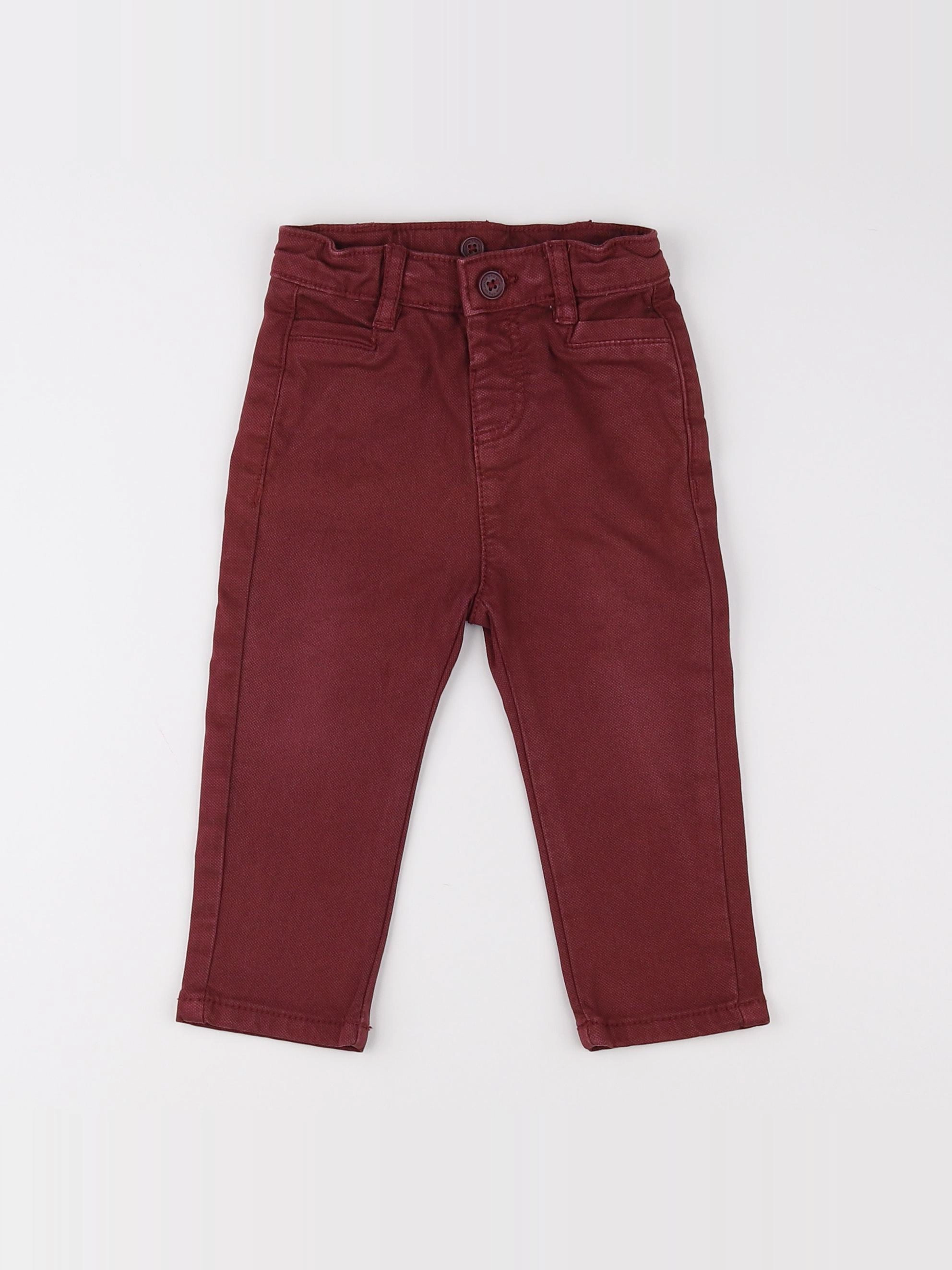 Tape à l'oeil - pantalon rouge - 9 mois
