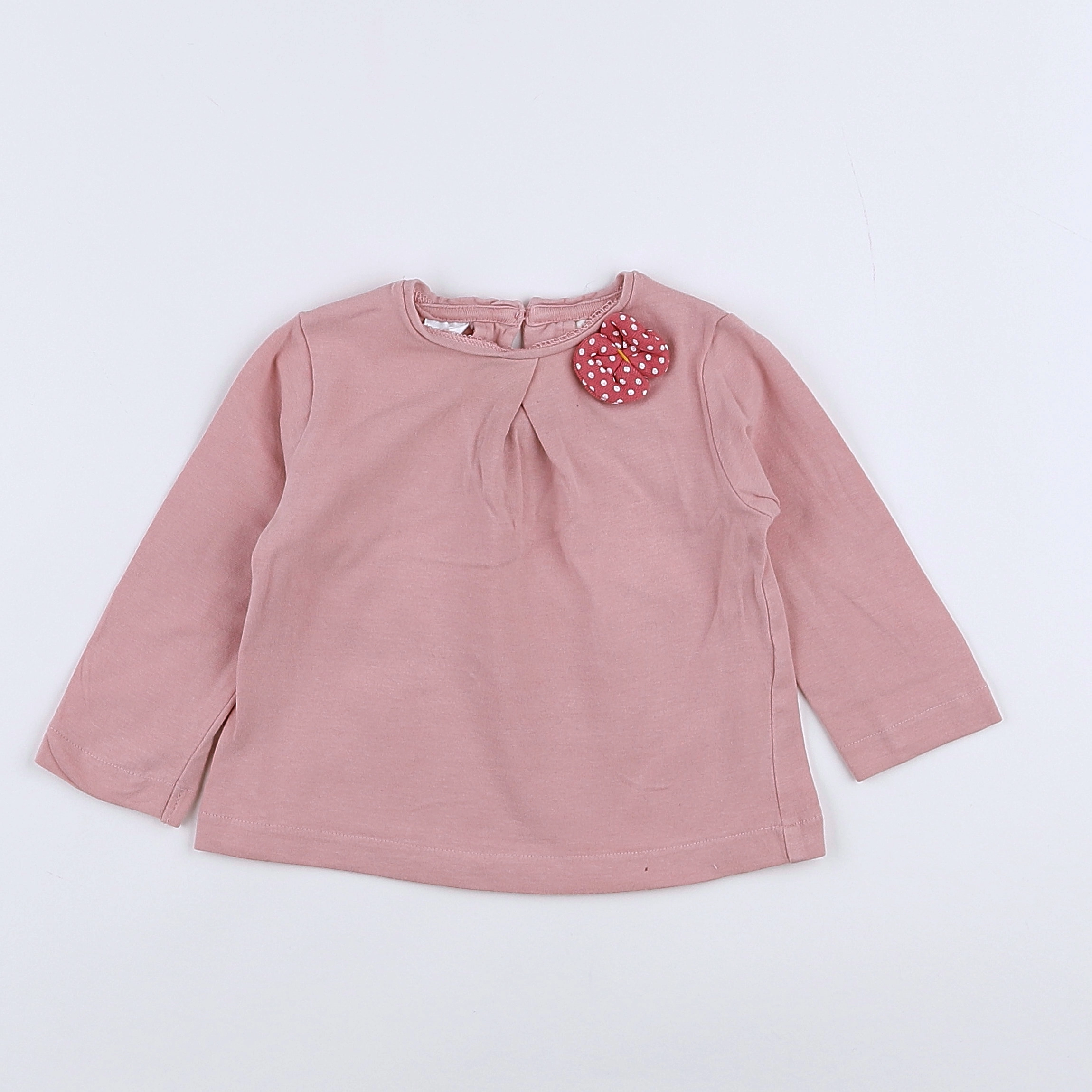 Zara - tee-shirt rose - 3/6 mois
