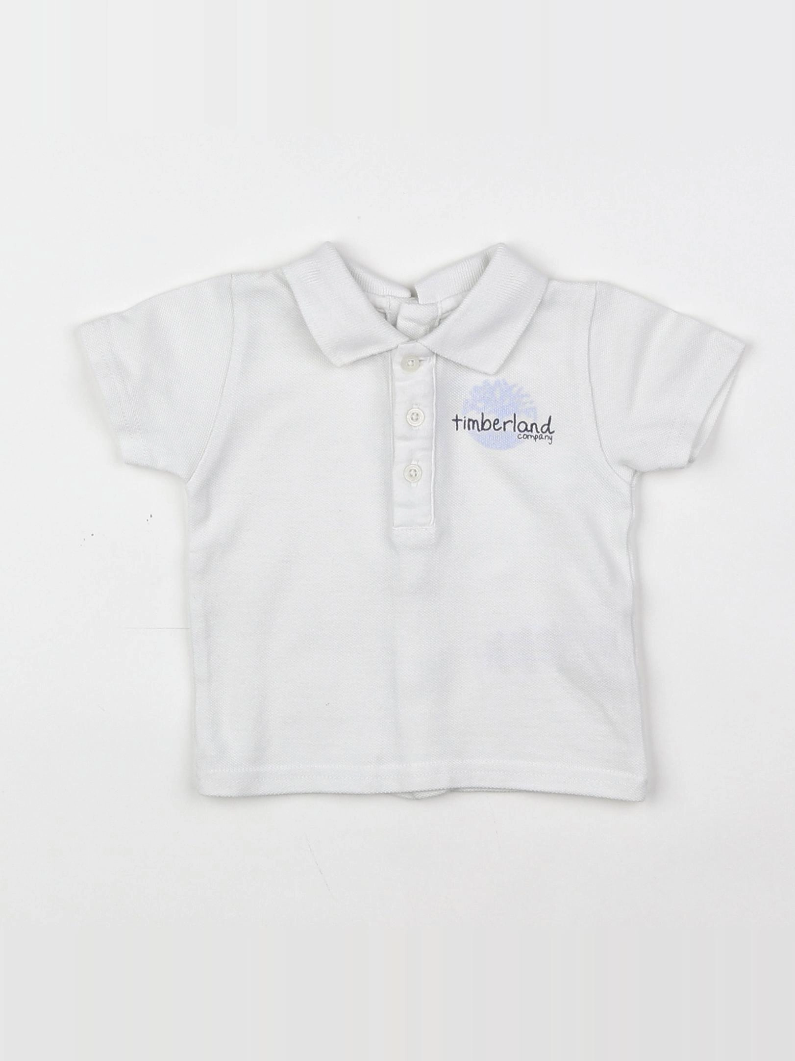 Timberland - polo blanc - 3 mois