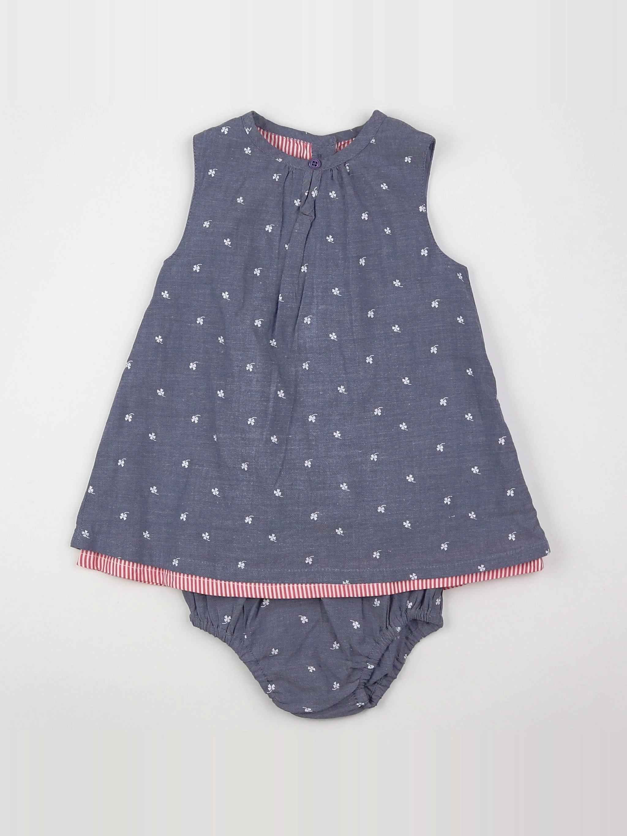 Cadet Rousselle - robe gris - 6 mois