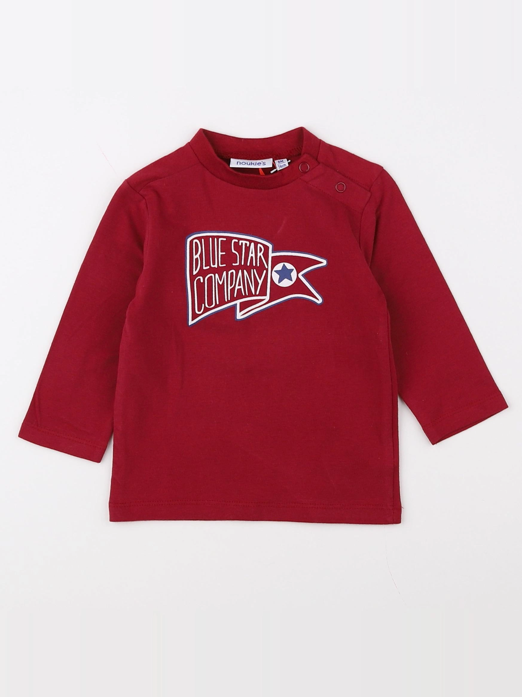 Noukie's - tee-shirt rouge (état neuf) - 9 mois