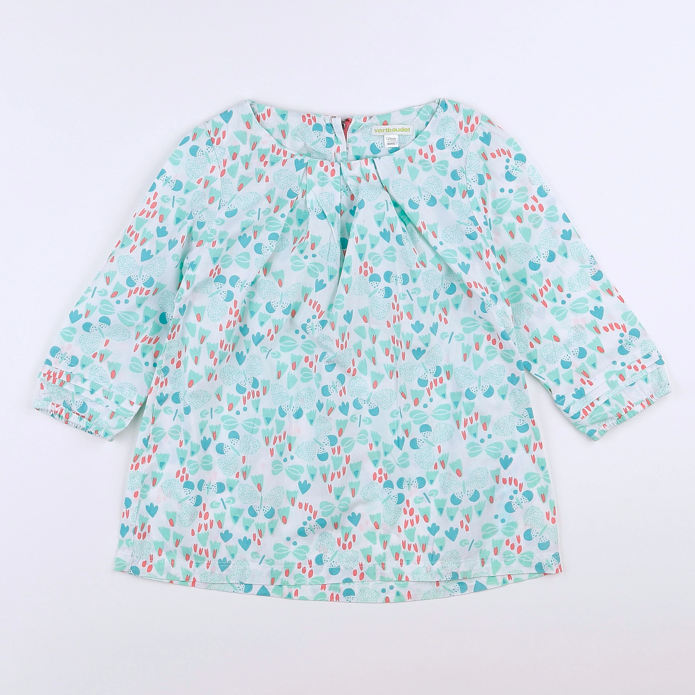 Vertbaudet - robe bleu - 8 ans