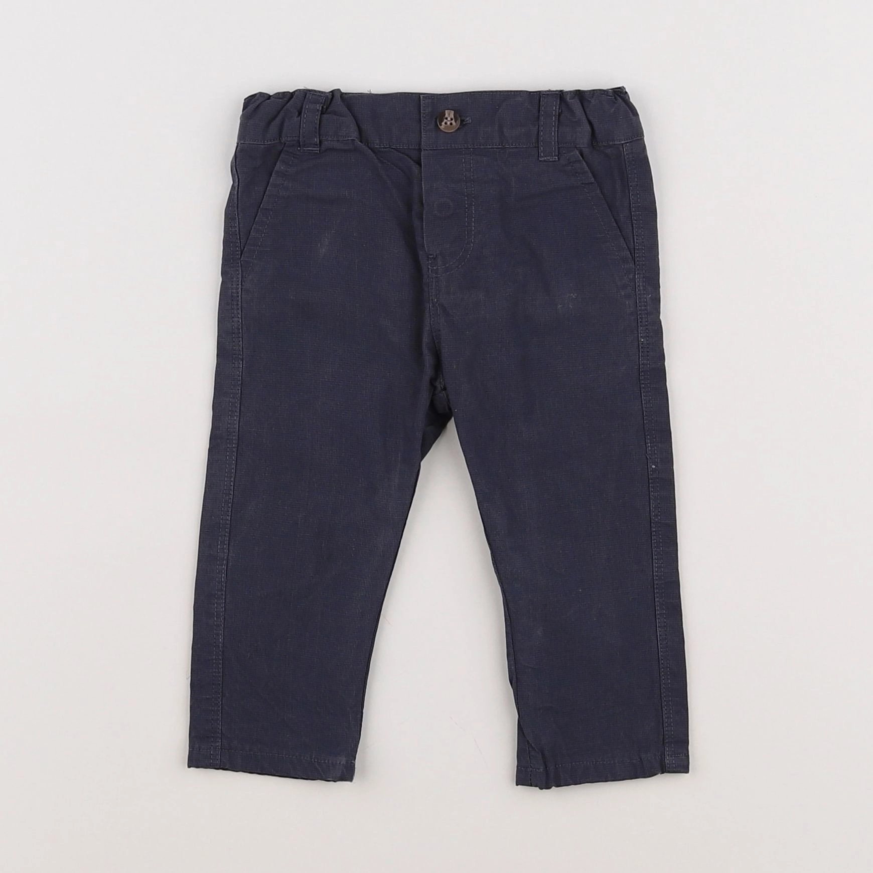 Vertbaudet - pantalon bleu - 3 mois