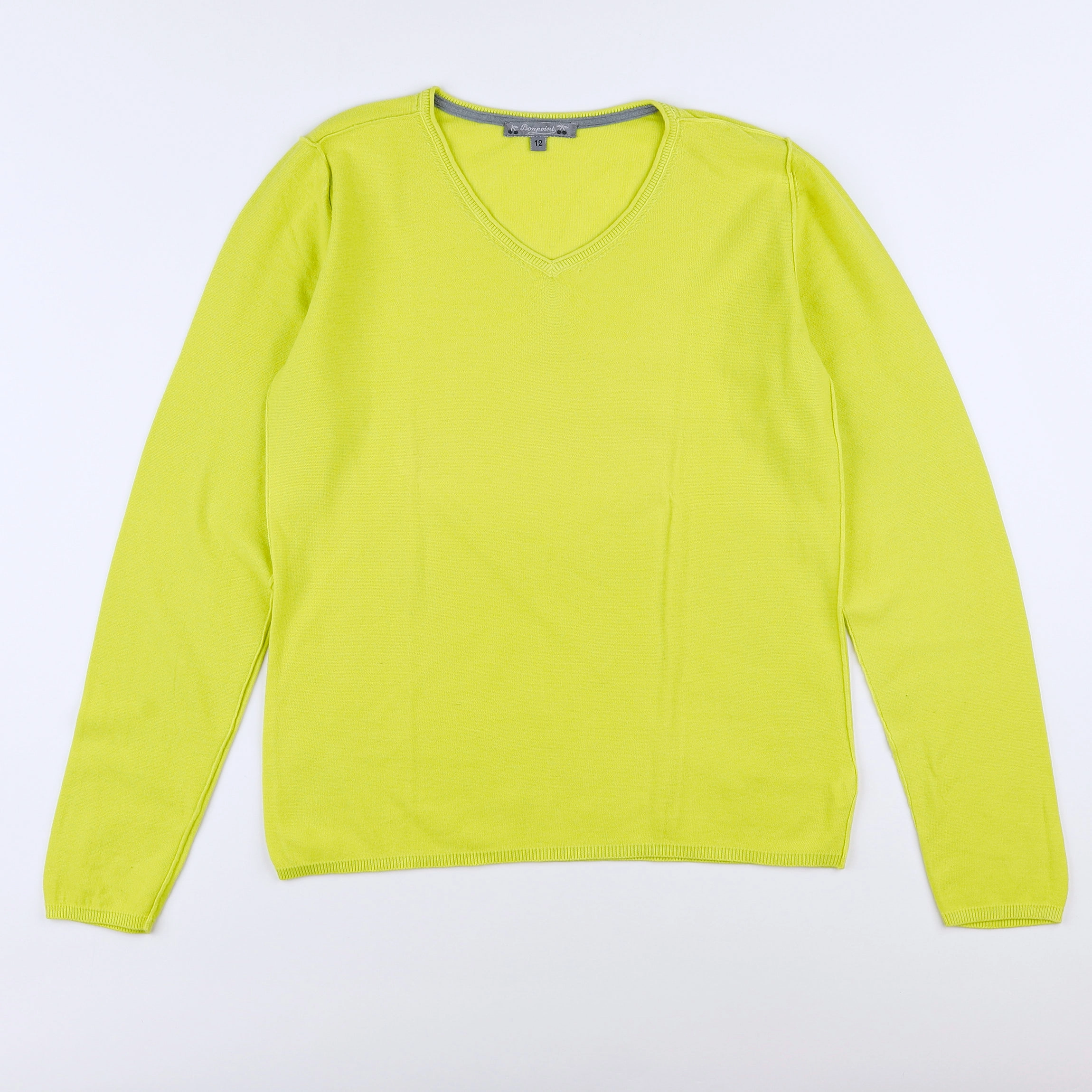 Bonpoint - pull jaune - 12 ans