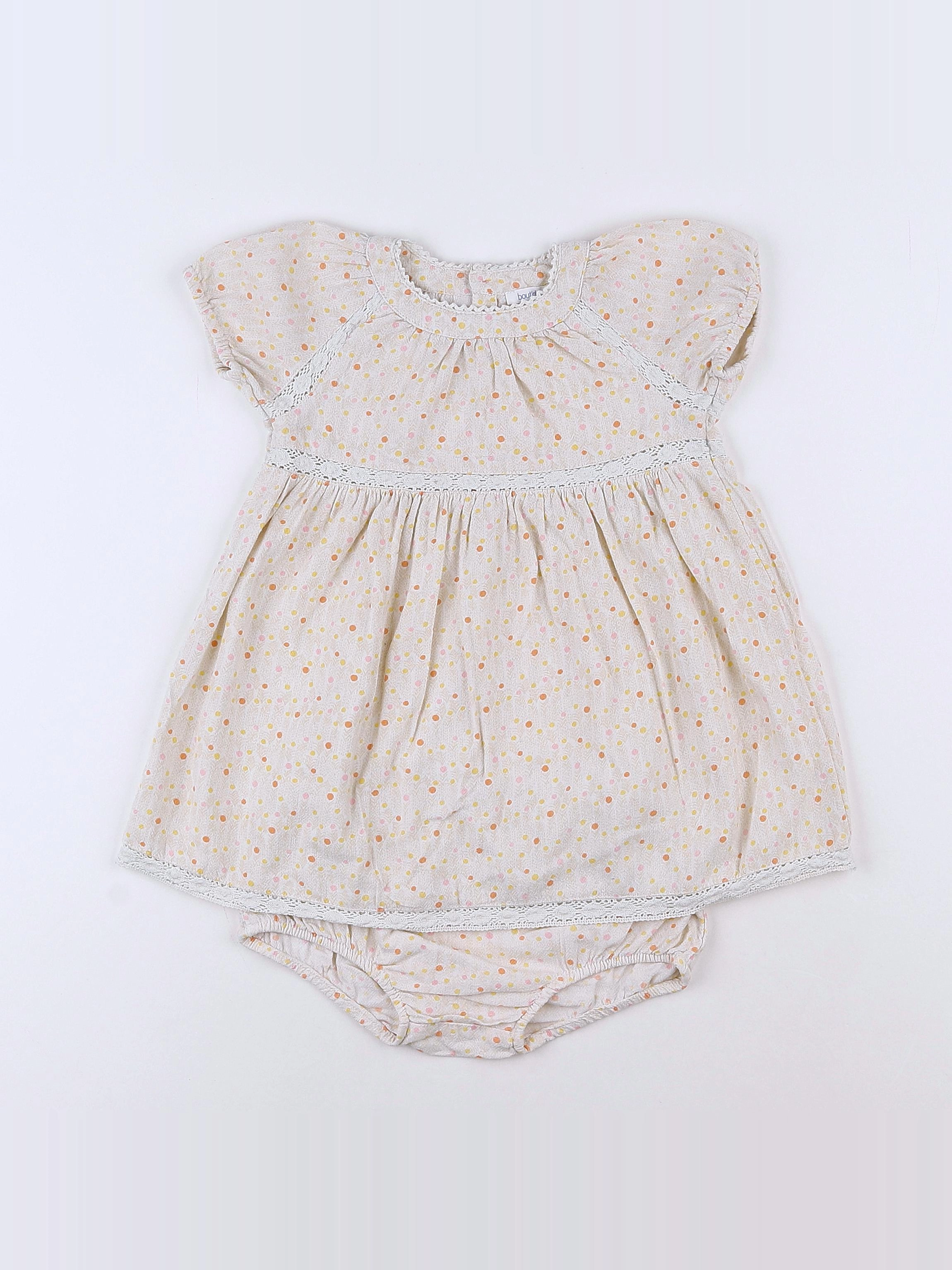 Boutchou - robe beige - 12 mois