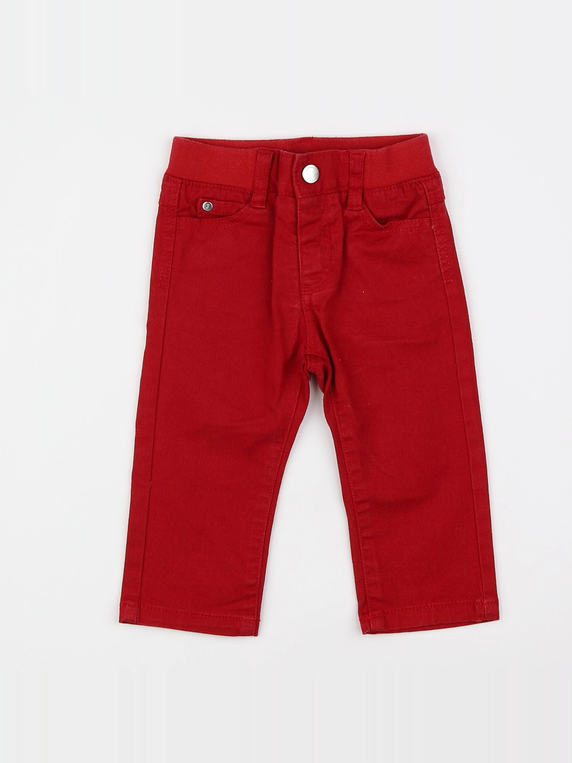 Jacadi - pantalon rouge - 12 mois