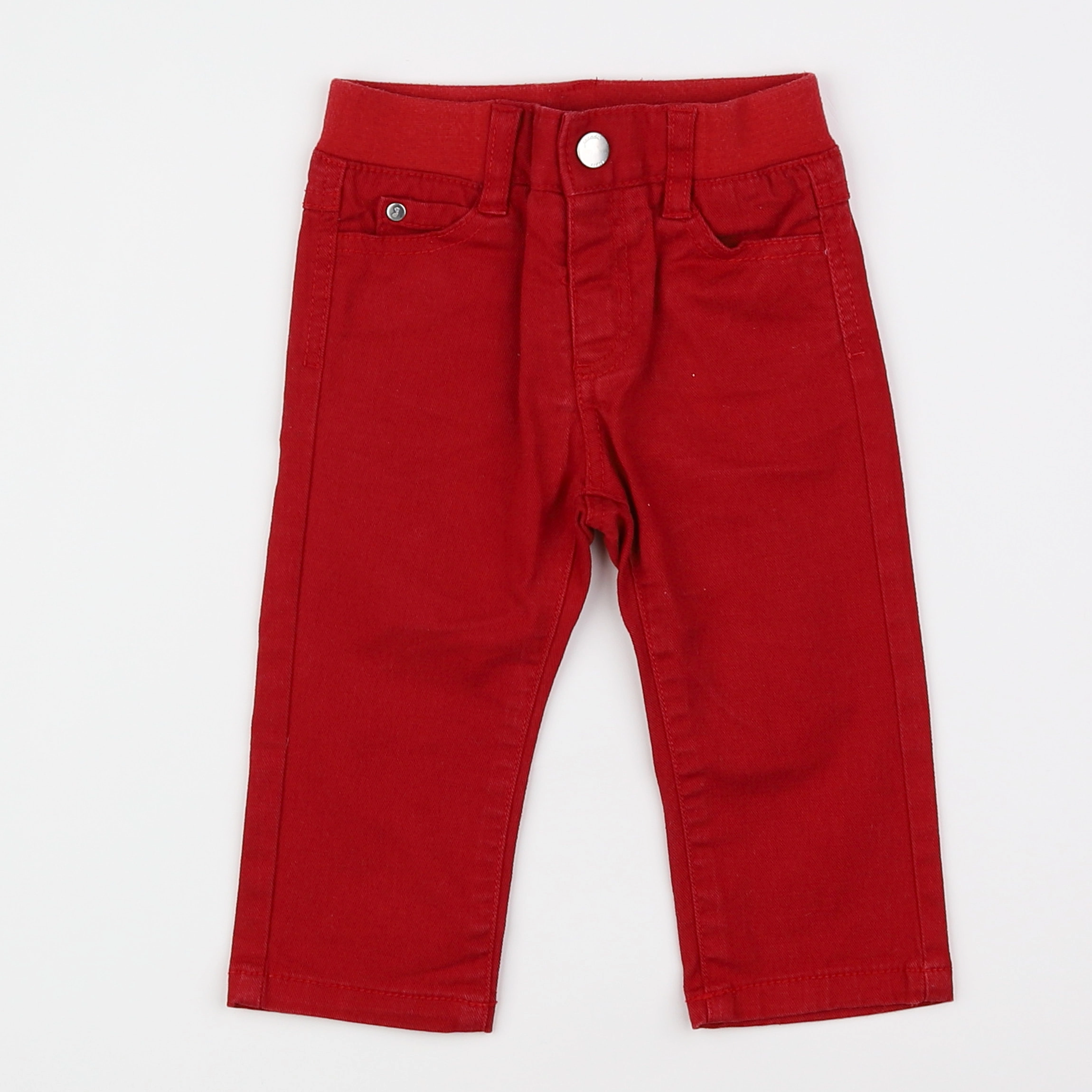 Jacadi - pantalon rouge - 12 mois