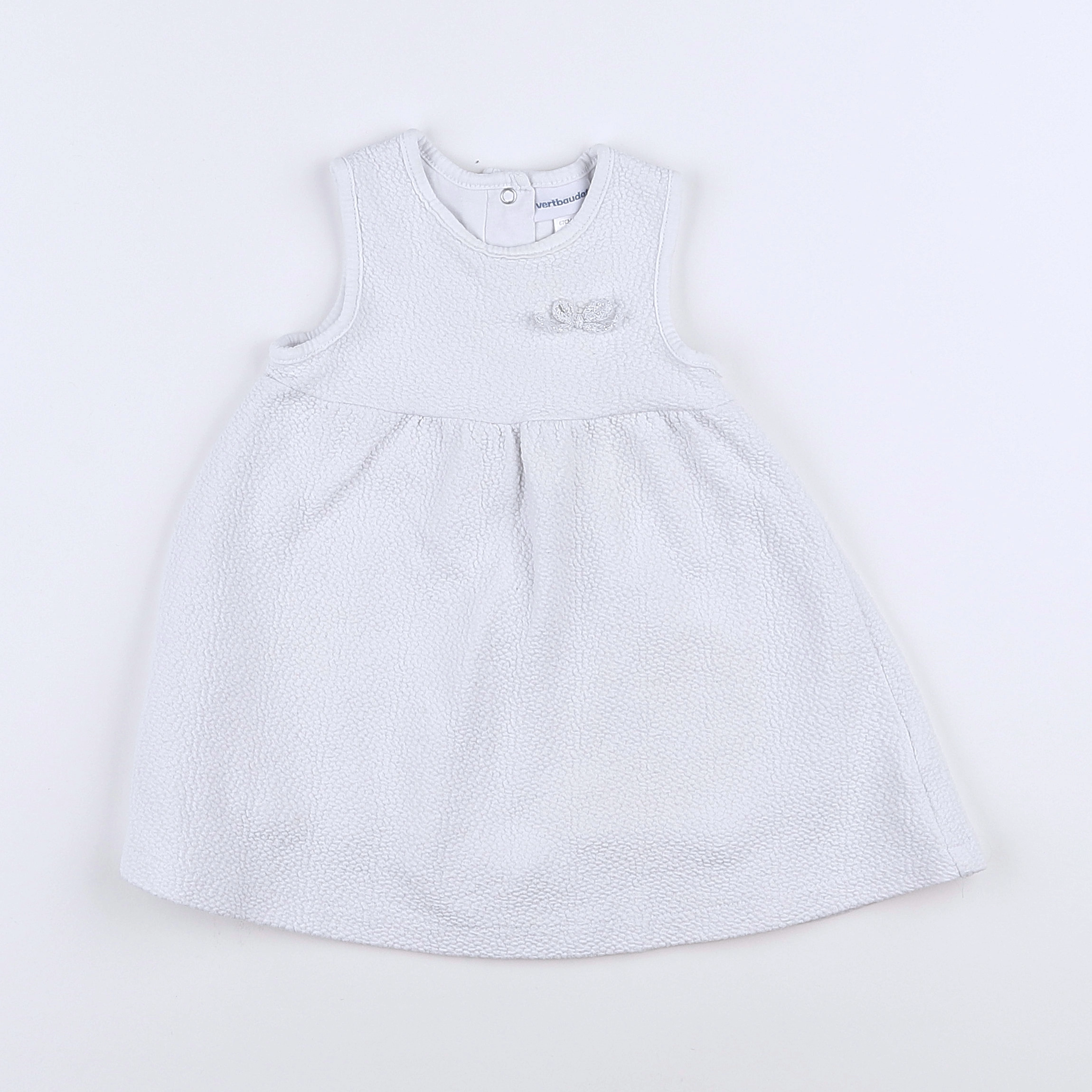 Vertbaudet - robe blanc - 6 mois