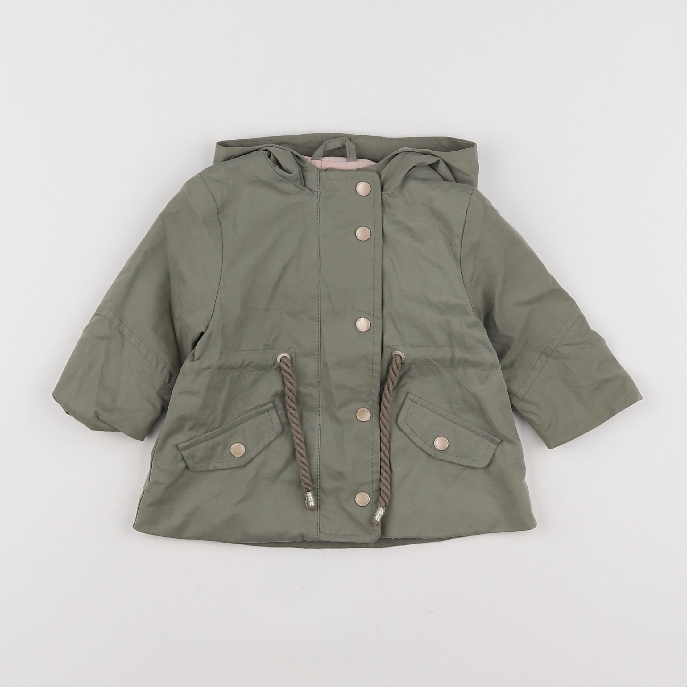 Vertbaudet - parka vert - 6 mois