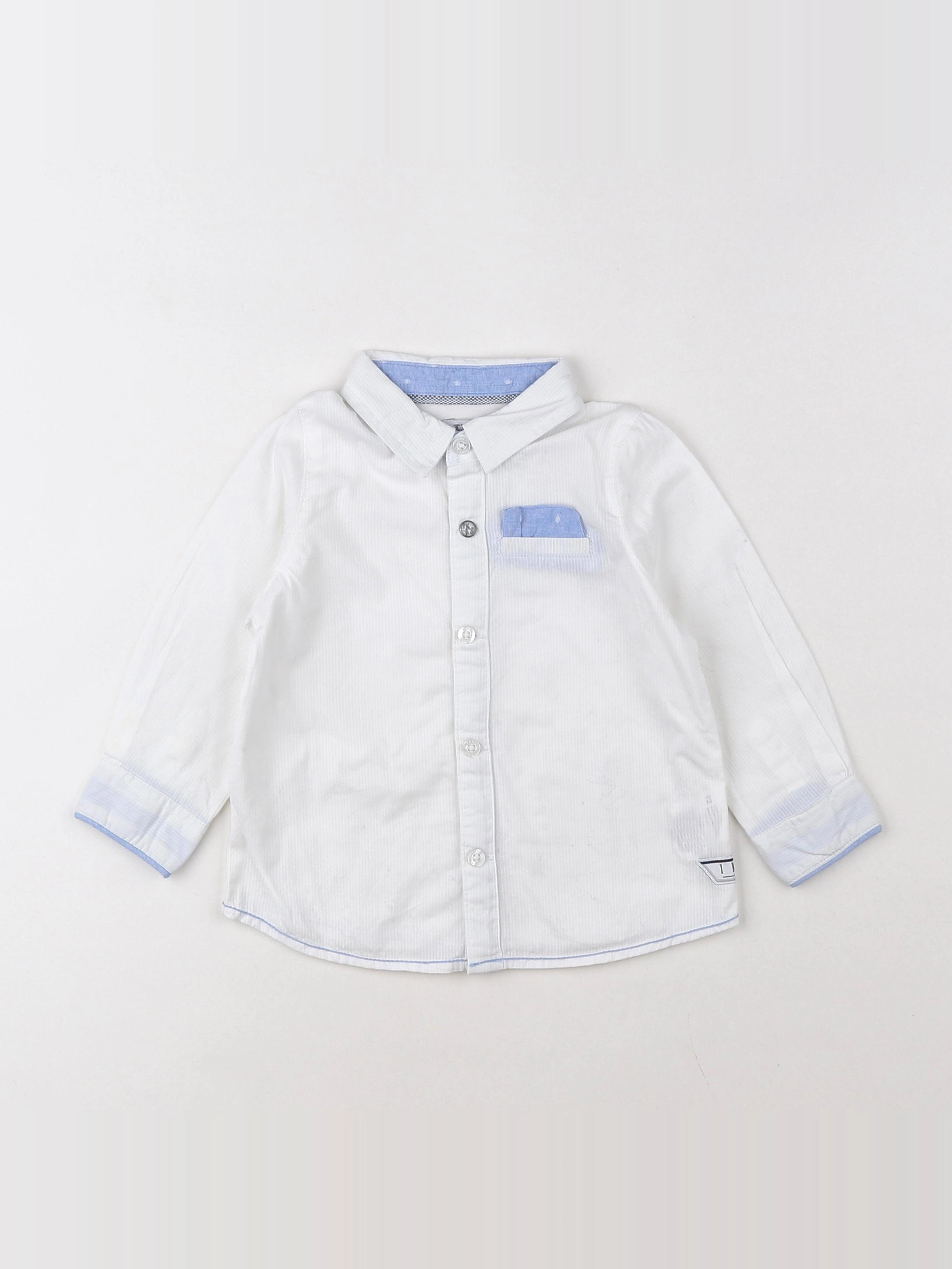 IKKS - chemise blanc - 12 mois