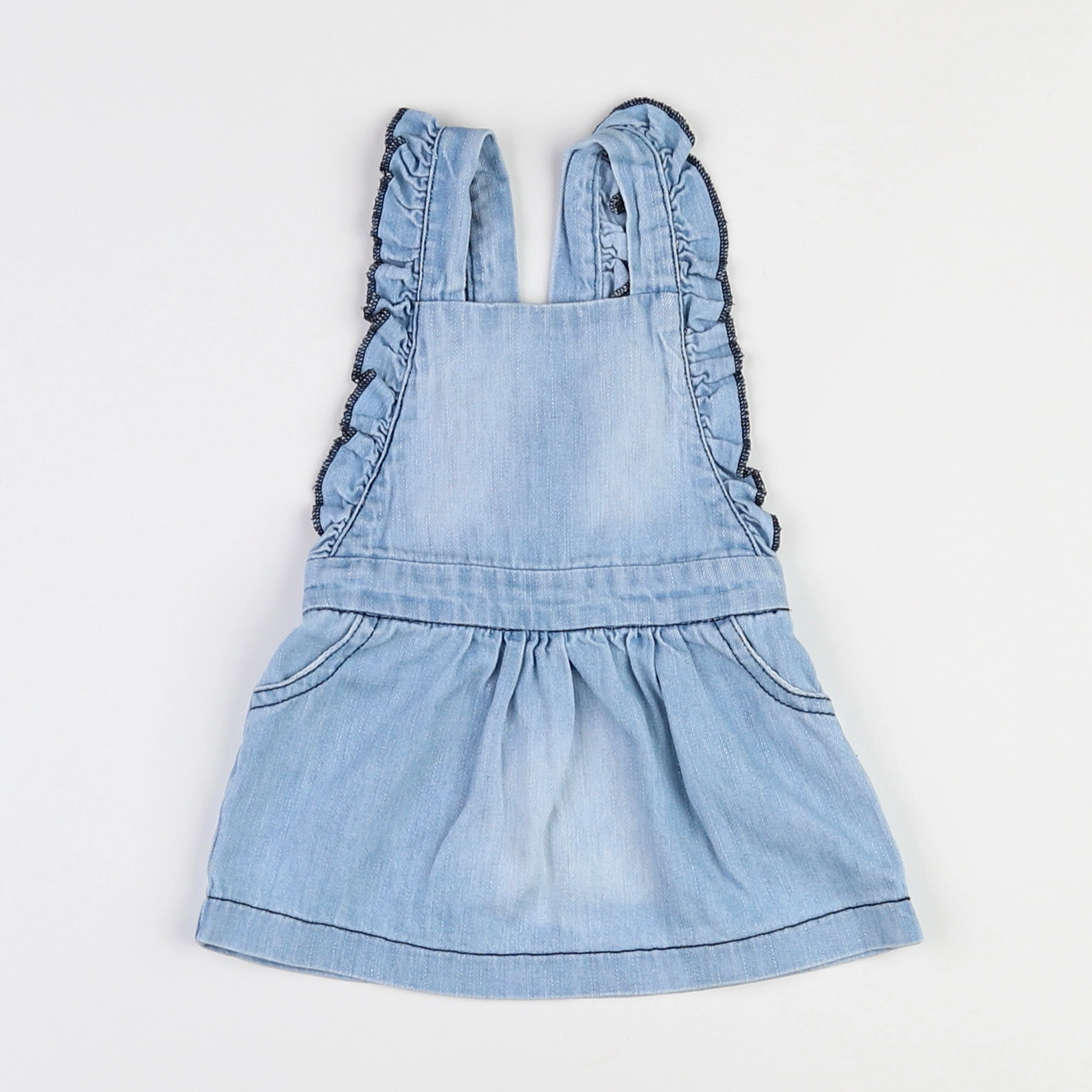 Vertbaudet - robe bleu - 3 mois
